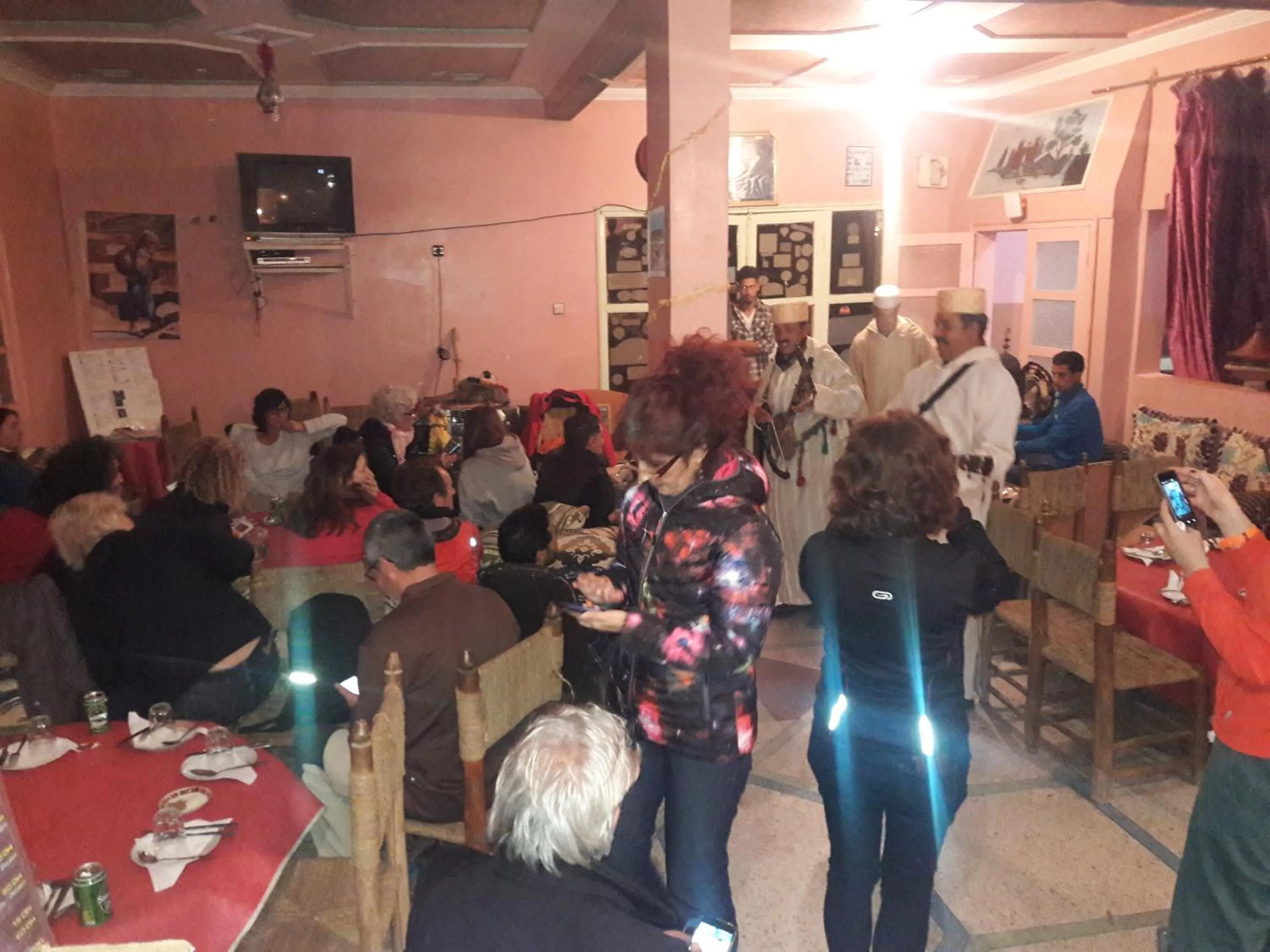 group of guests in Hotel France Ouzoud