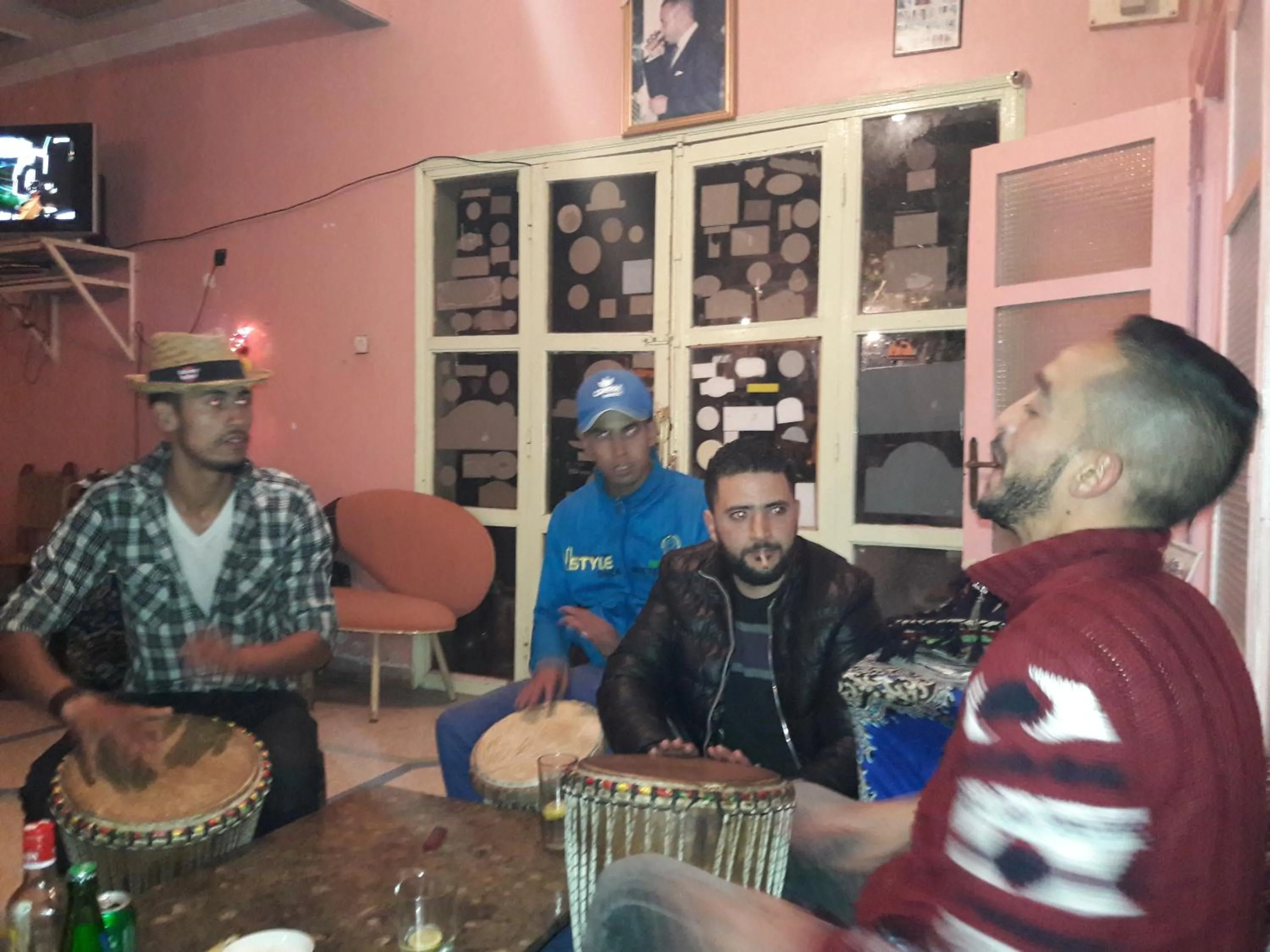 group of guests in Hotel France Ouzoud