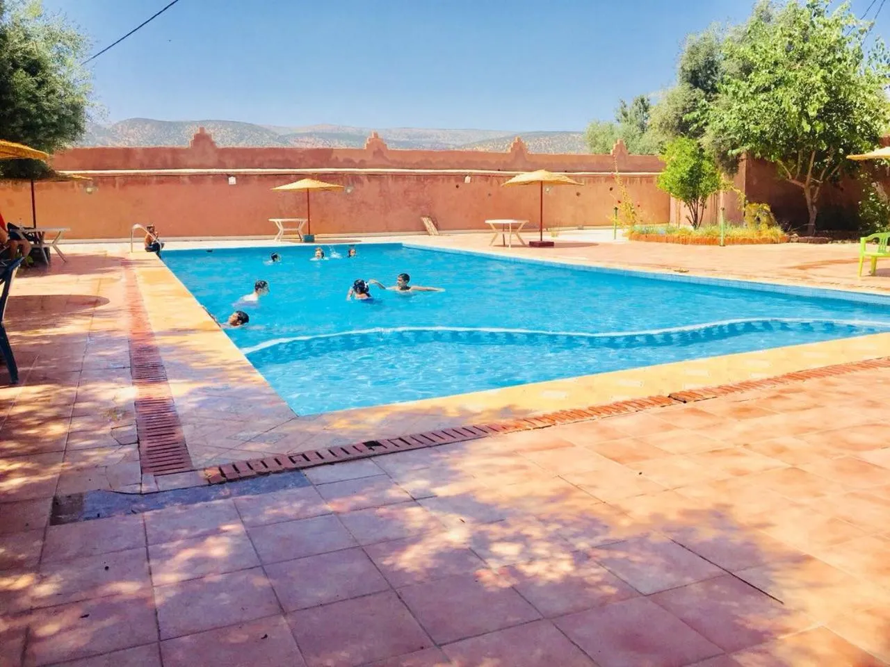 Swimming pool in Hotel France Ouzoud
