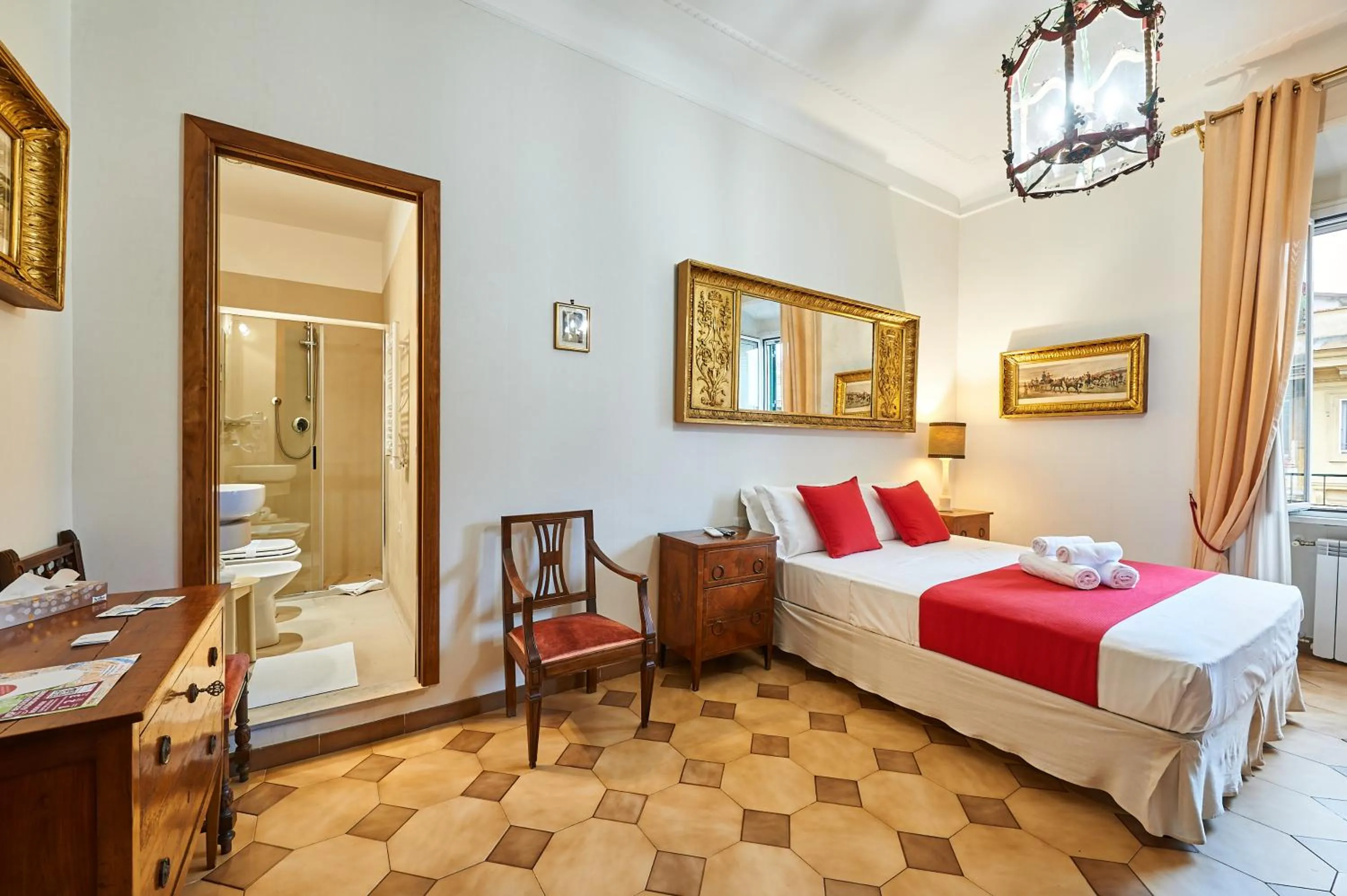 Photo of the whole room, Bed in Fabrizio's Rooms