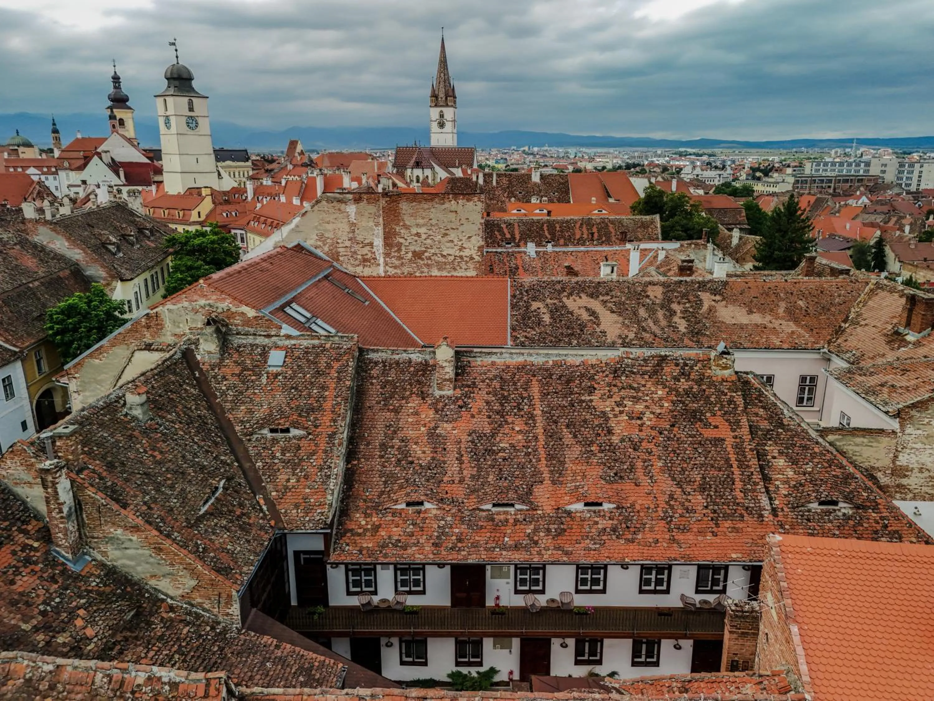 Bird's eye view in Althof Apartments