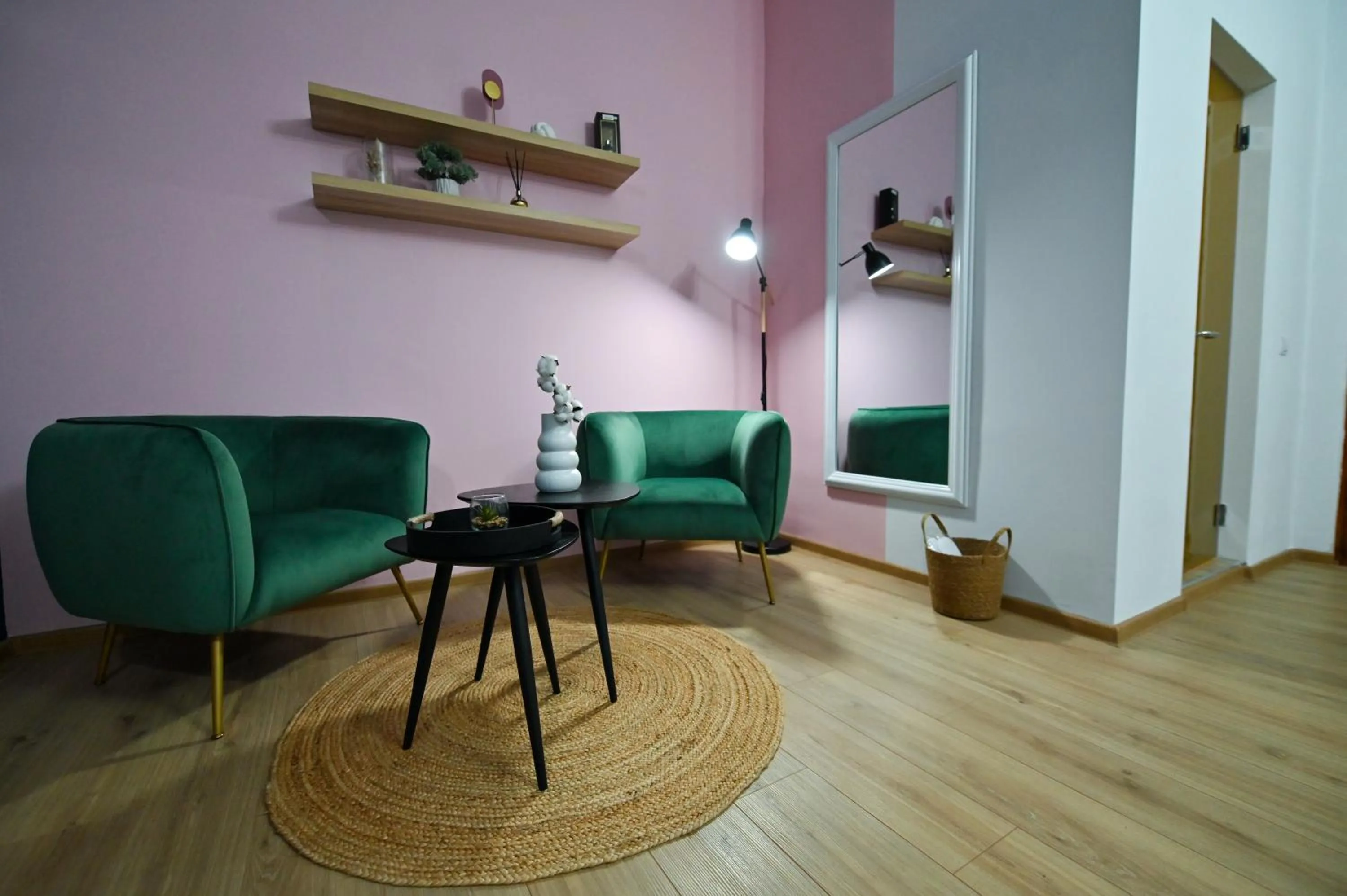 Seating area in Althof Apartments