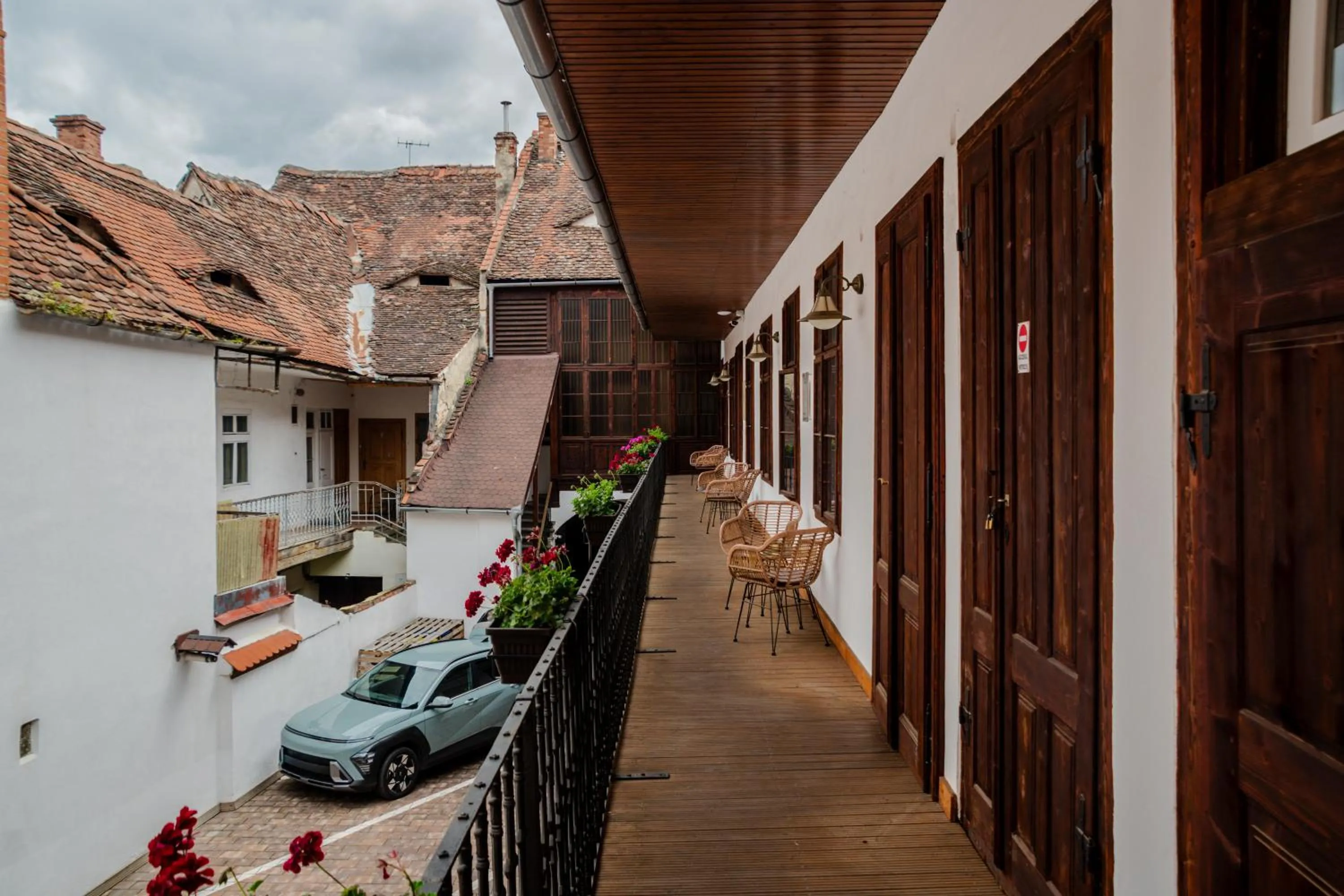 Balcony/Terrace in Althof Apartments