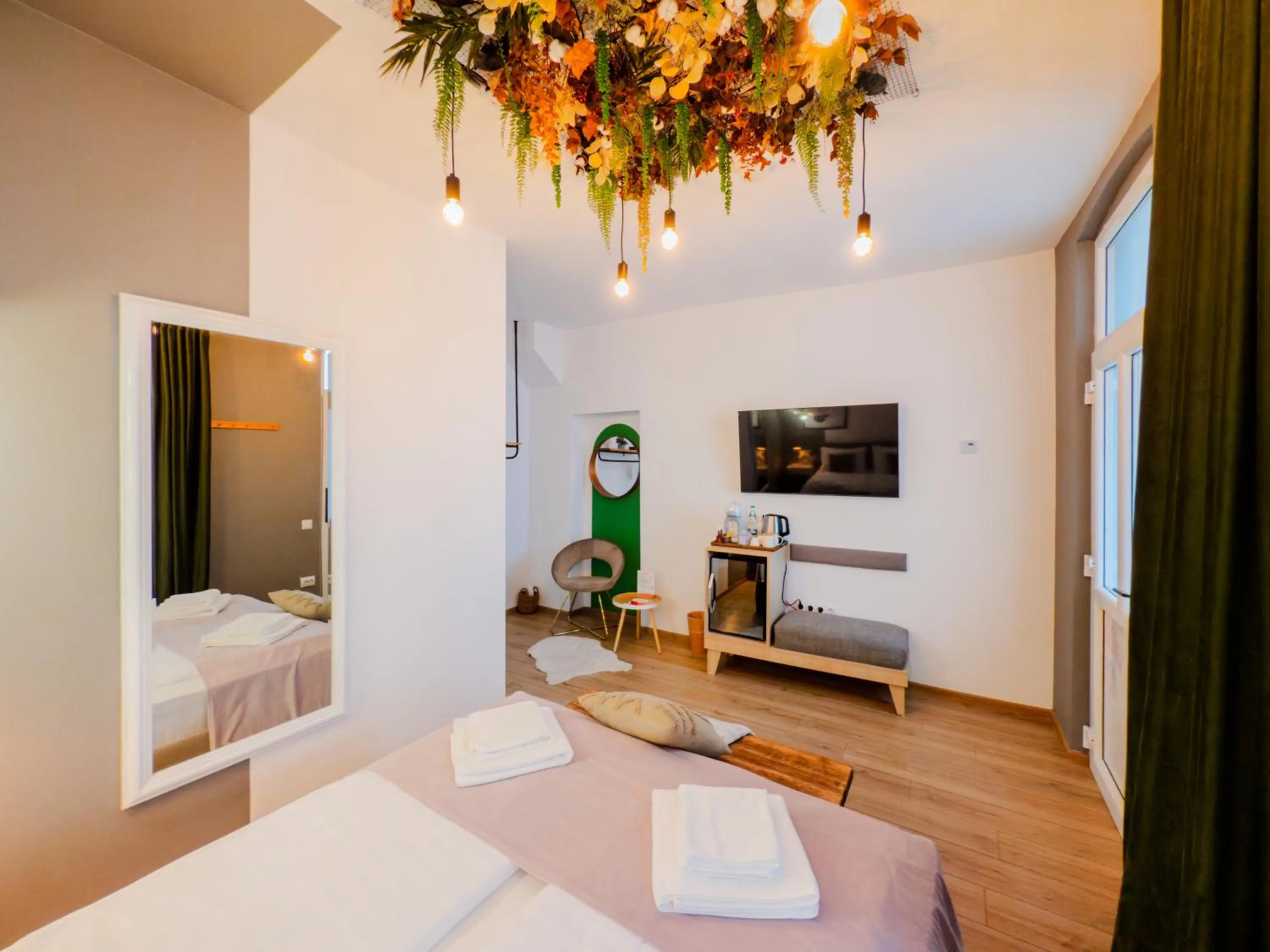 Bed in Althof Apartments