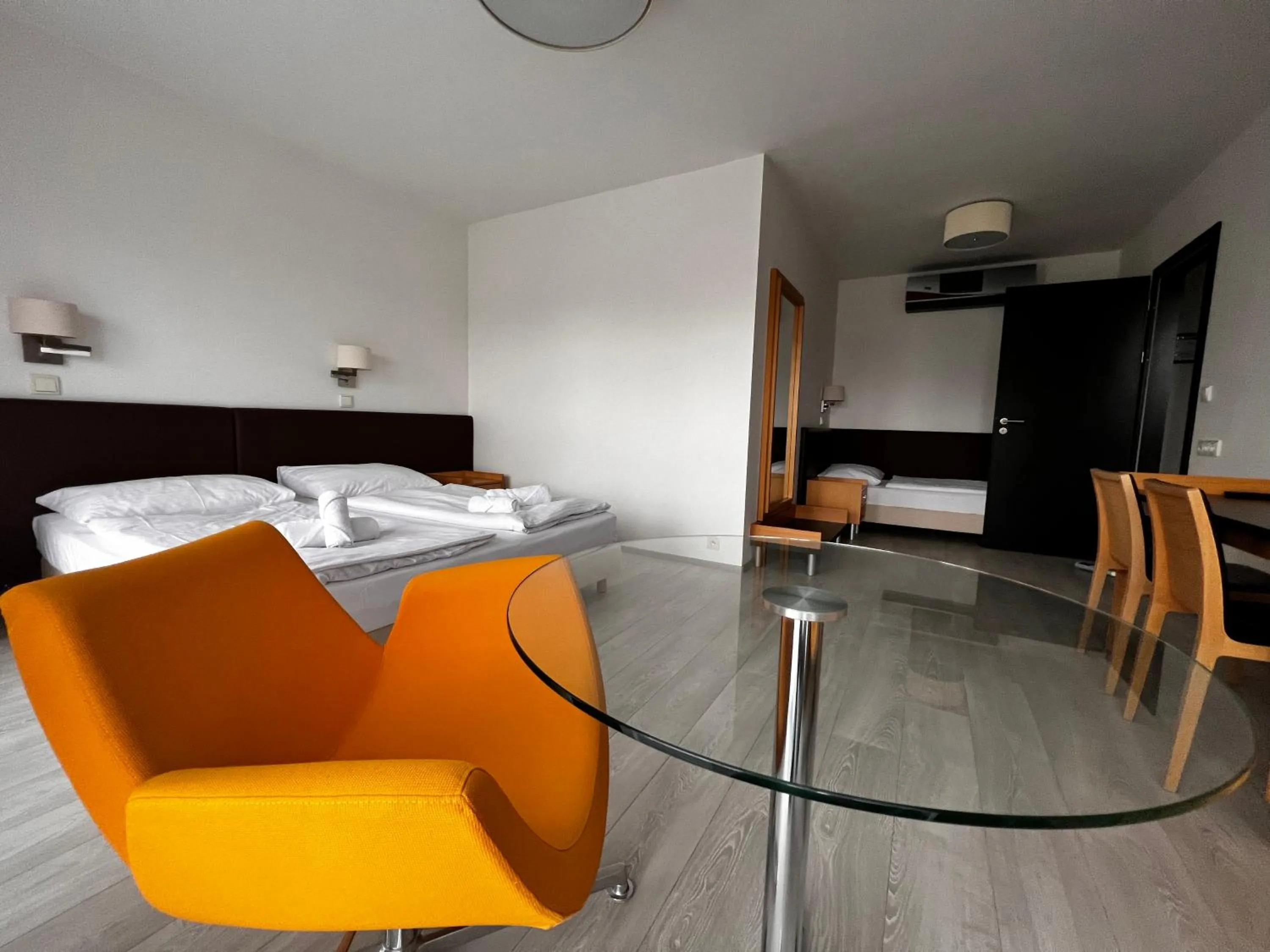 Bed in Hotel Žabčice