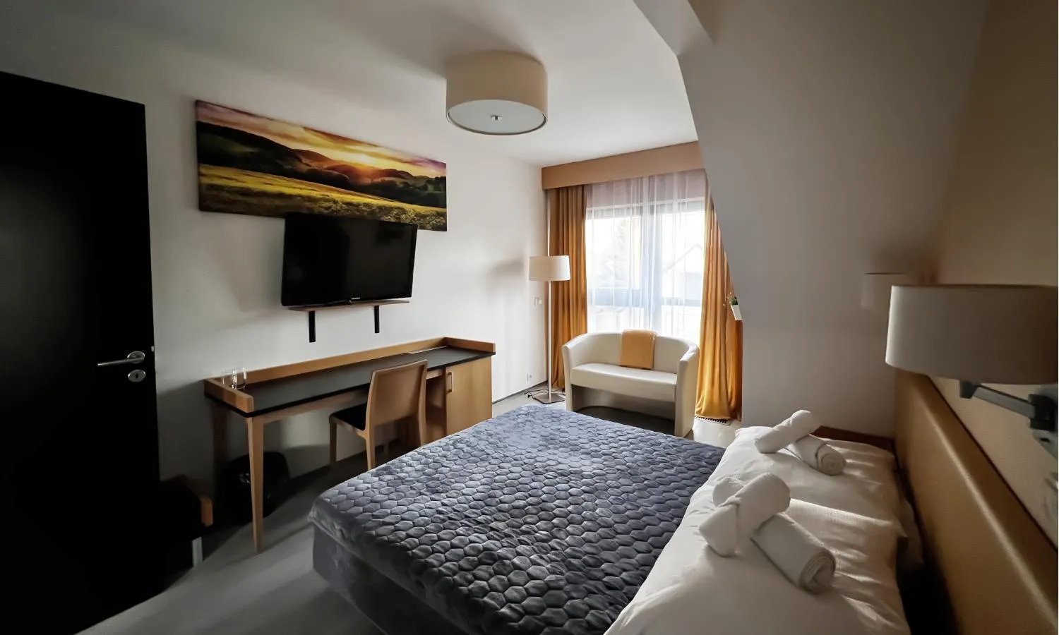 Bed in Hotel Žabčice