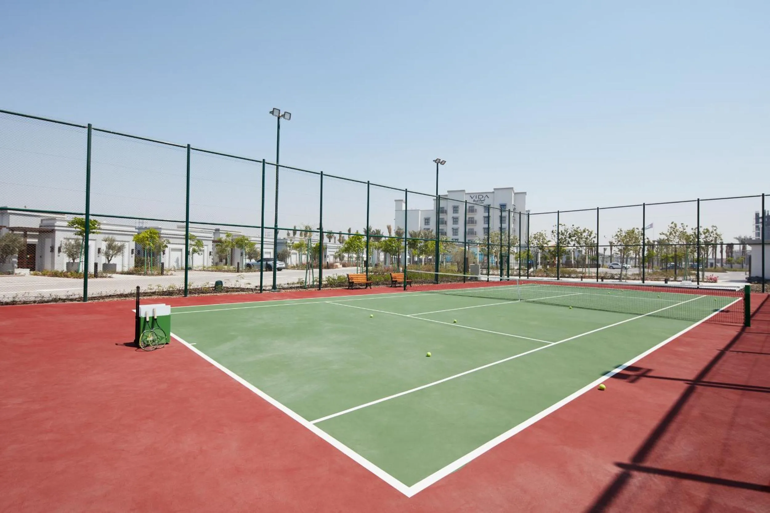 Tennis court in Vida Beach Resort Umm Al Quwain