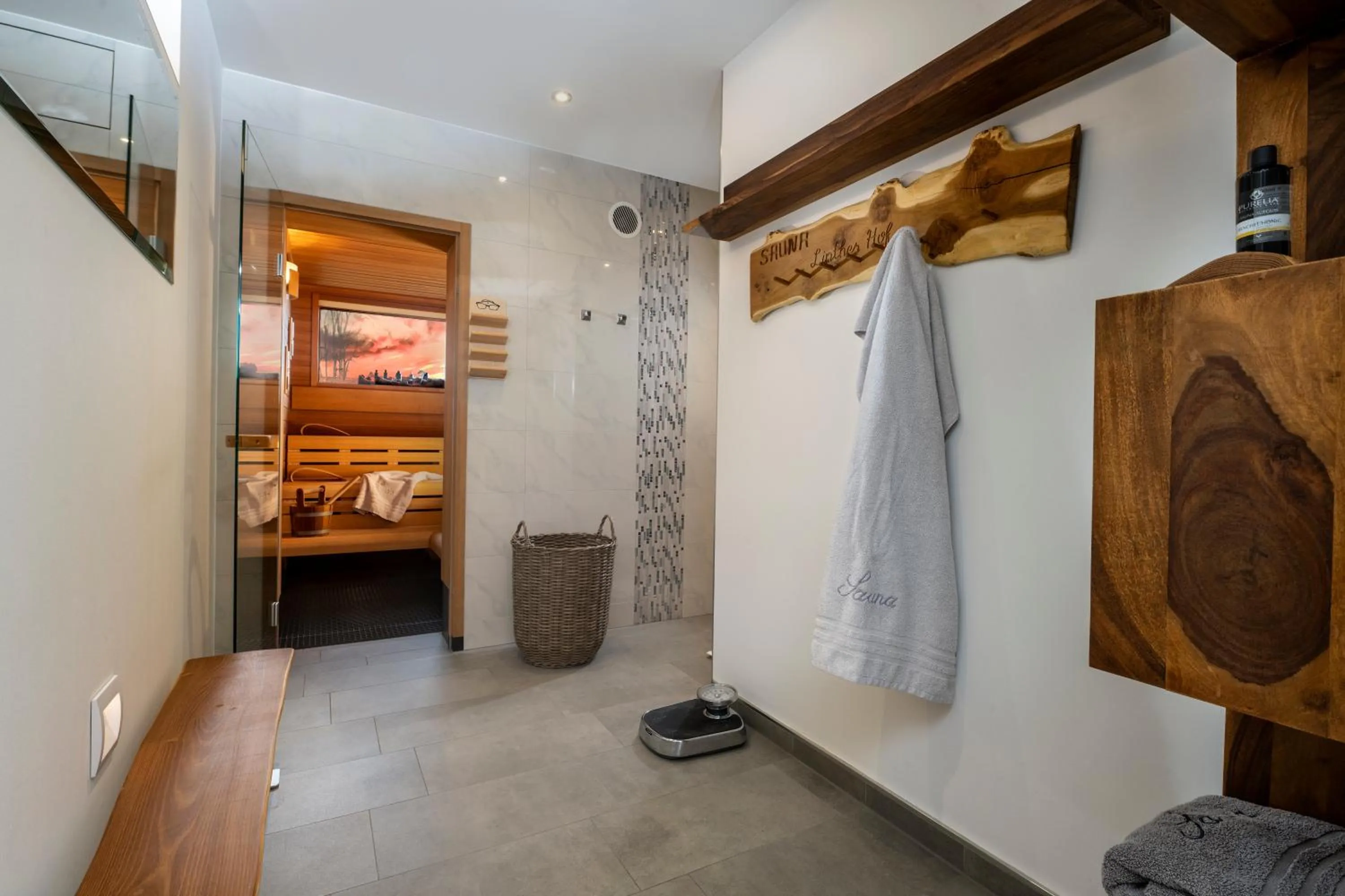 Sauna in Hotel Linther Hof