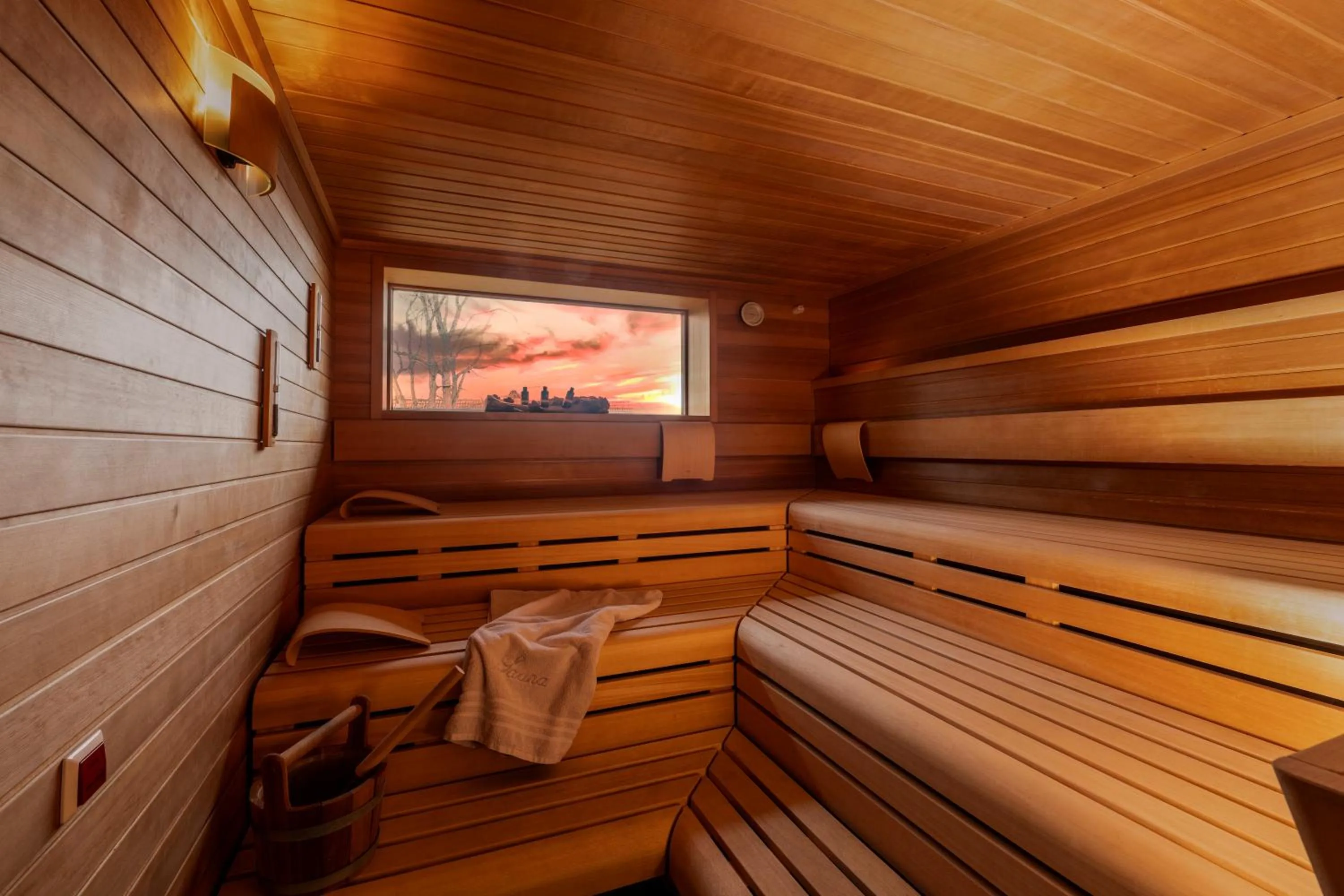 Sauna in Hotel Linther Hof