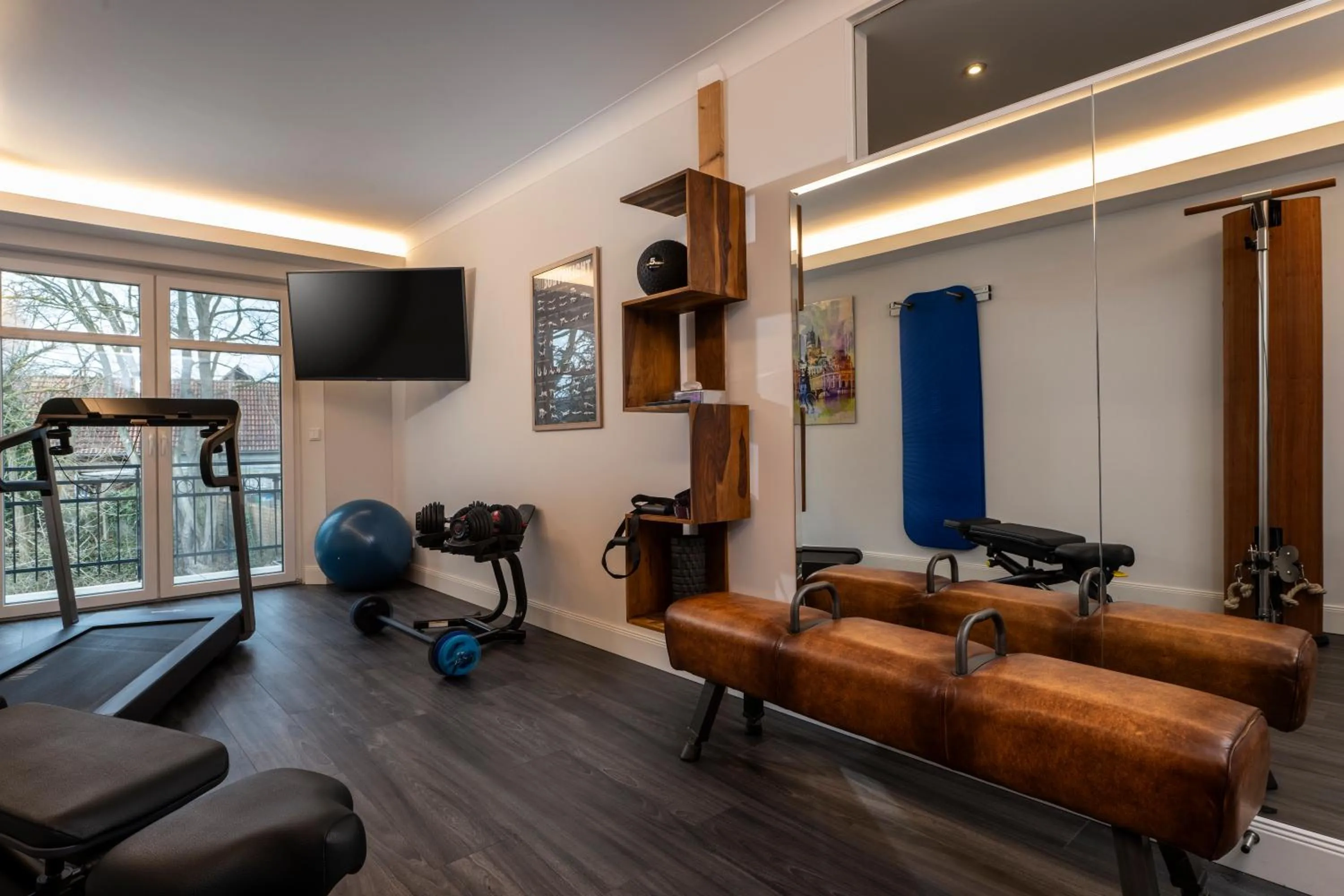 Fitness centre/facilities in Hotel Linther Hof