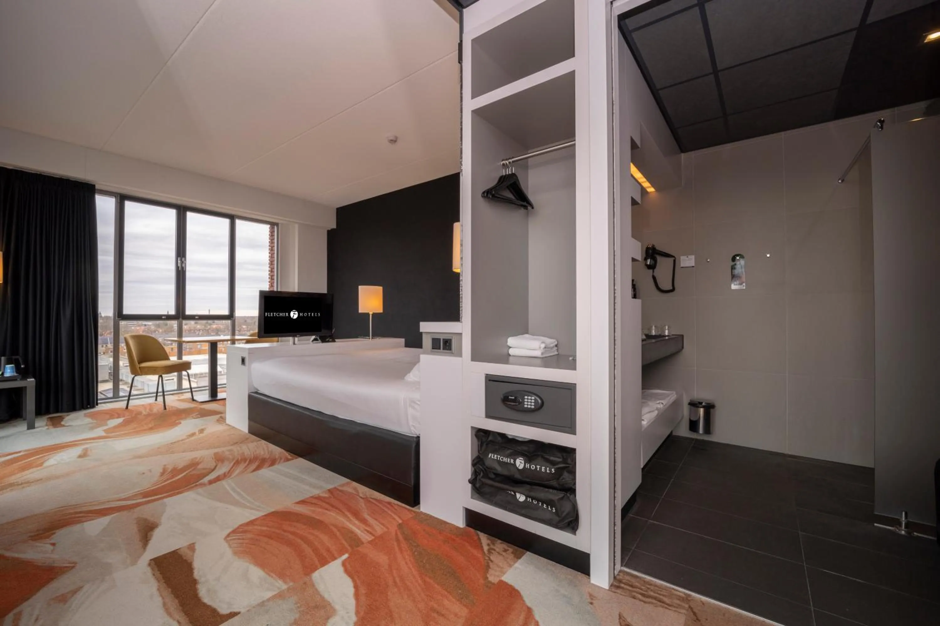Bedroom, Bed in Fletcher Wellness-Hotel Helmond