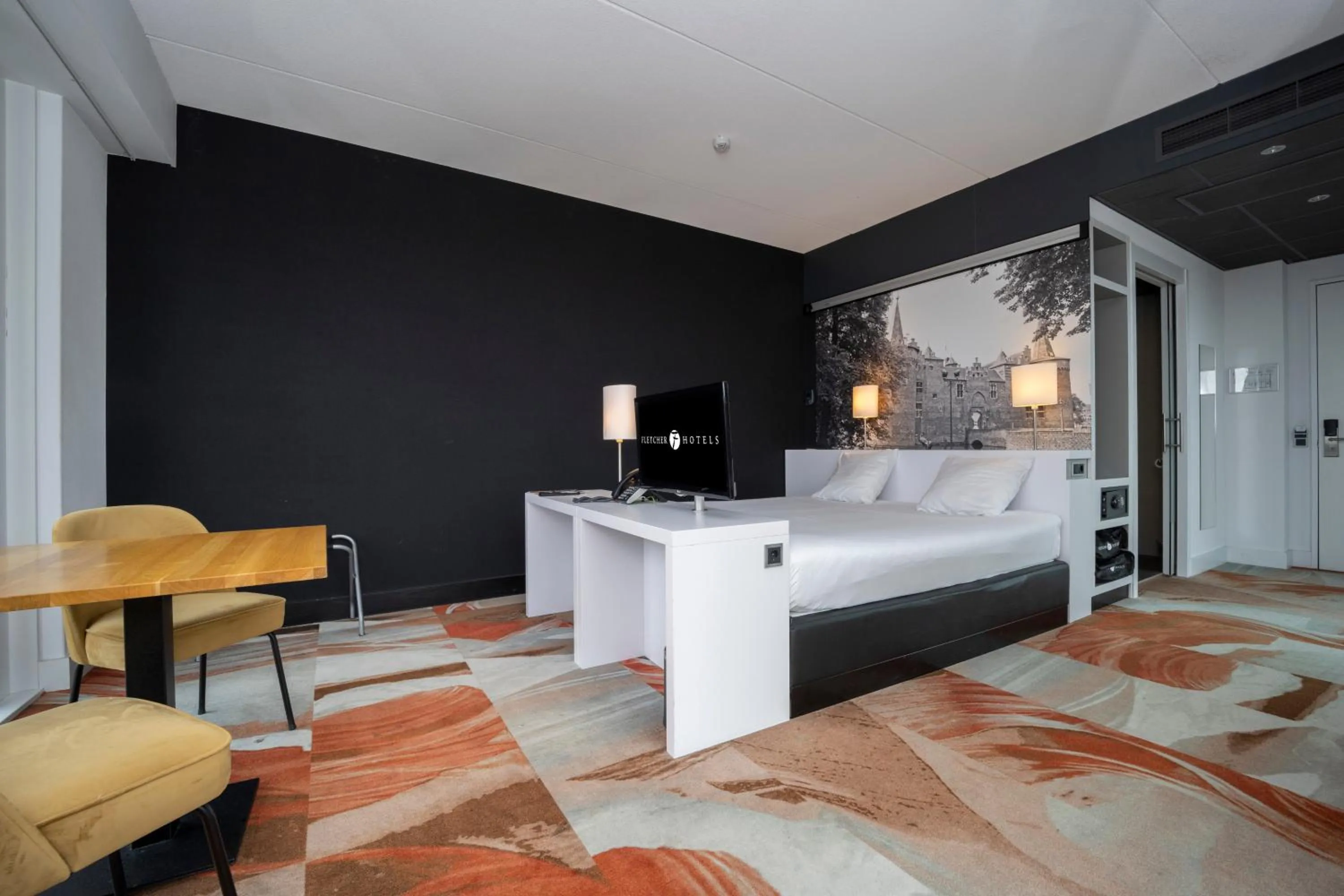 Bedroom, Bed in Fletcher Wellness-Hotel Helmond