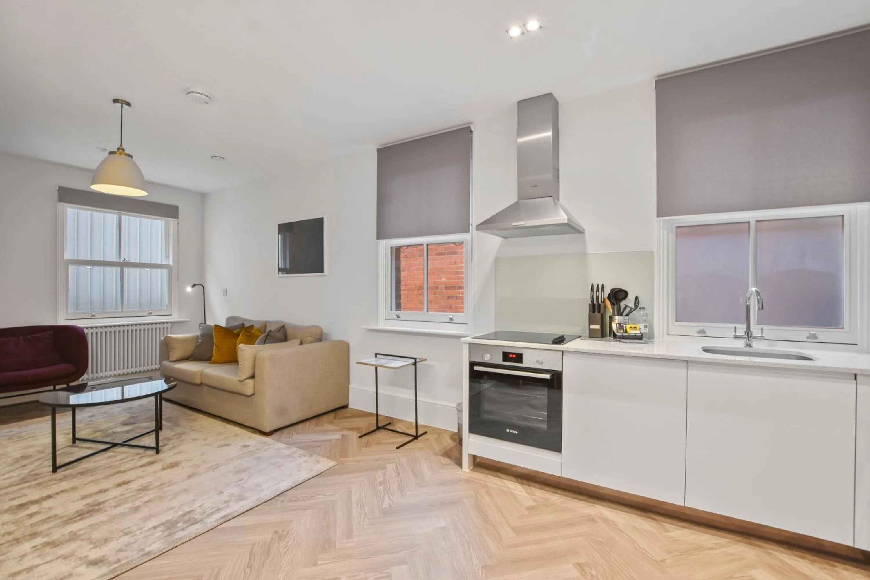 Kitchen or kitchenette in Victoria House by Aeria Apartments