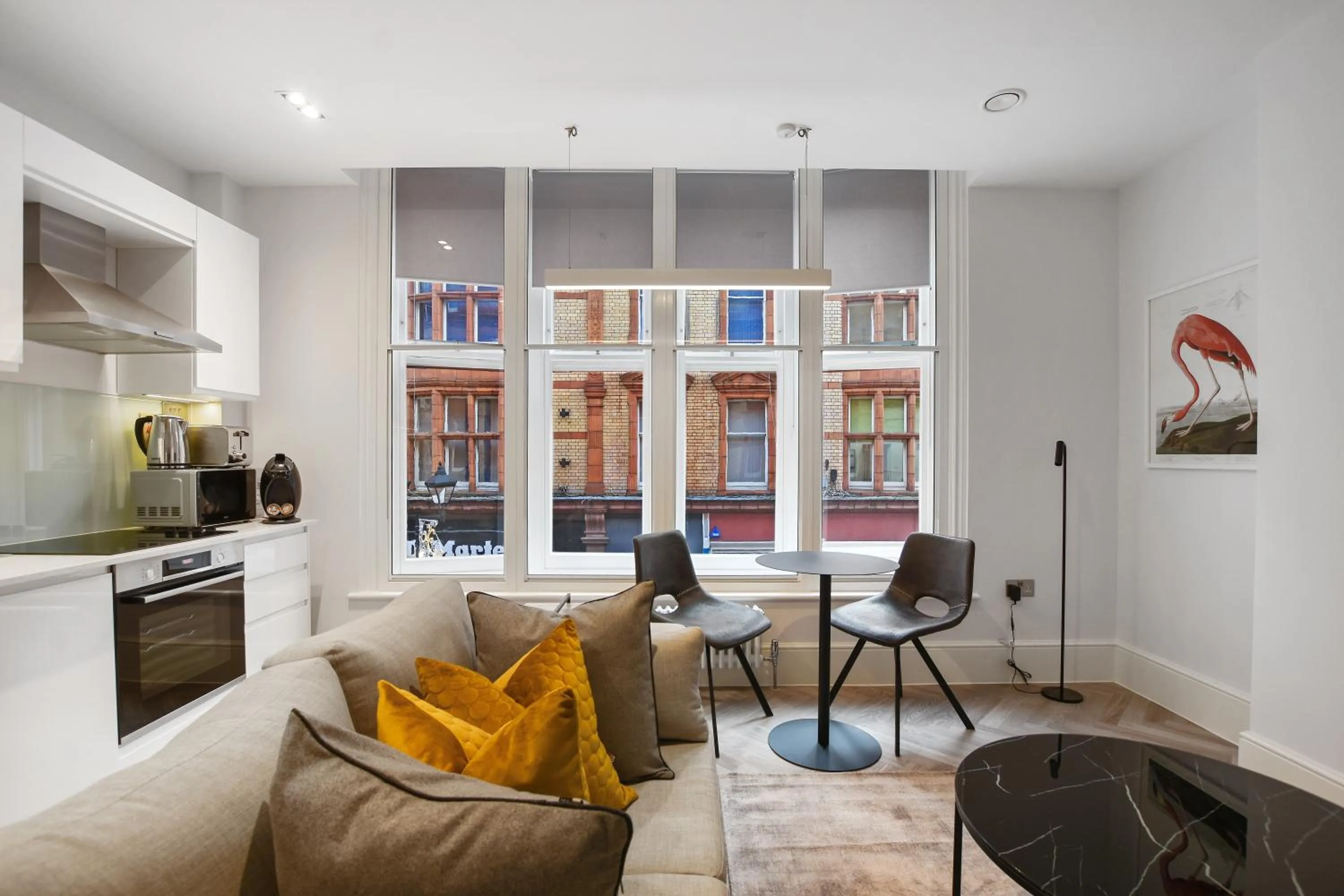 Living room in Victoria House by Aeria Apartments