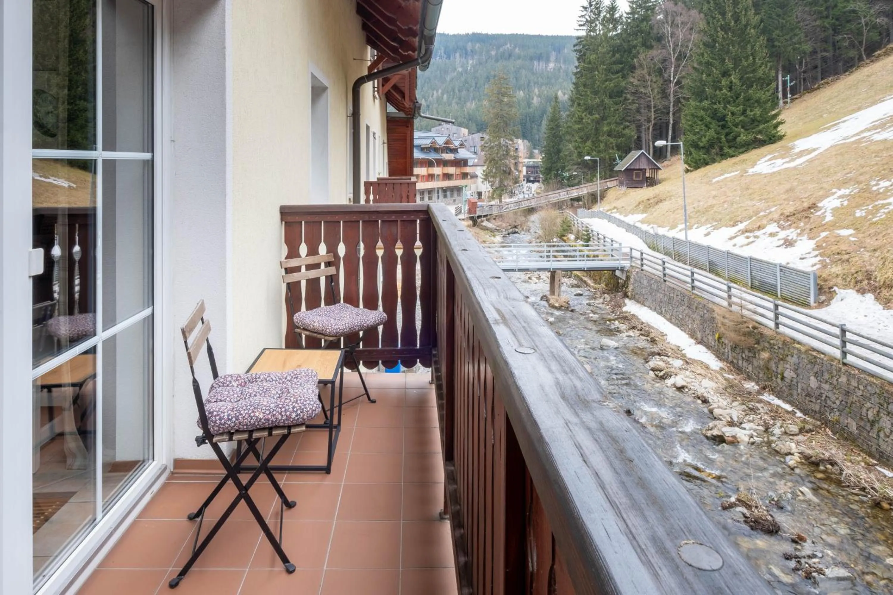 Balcony/Terrace in Hotel Hvezda