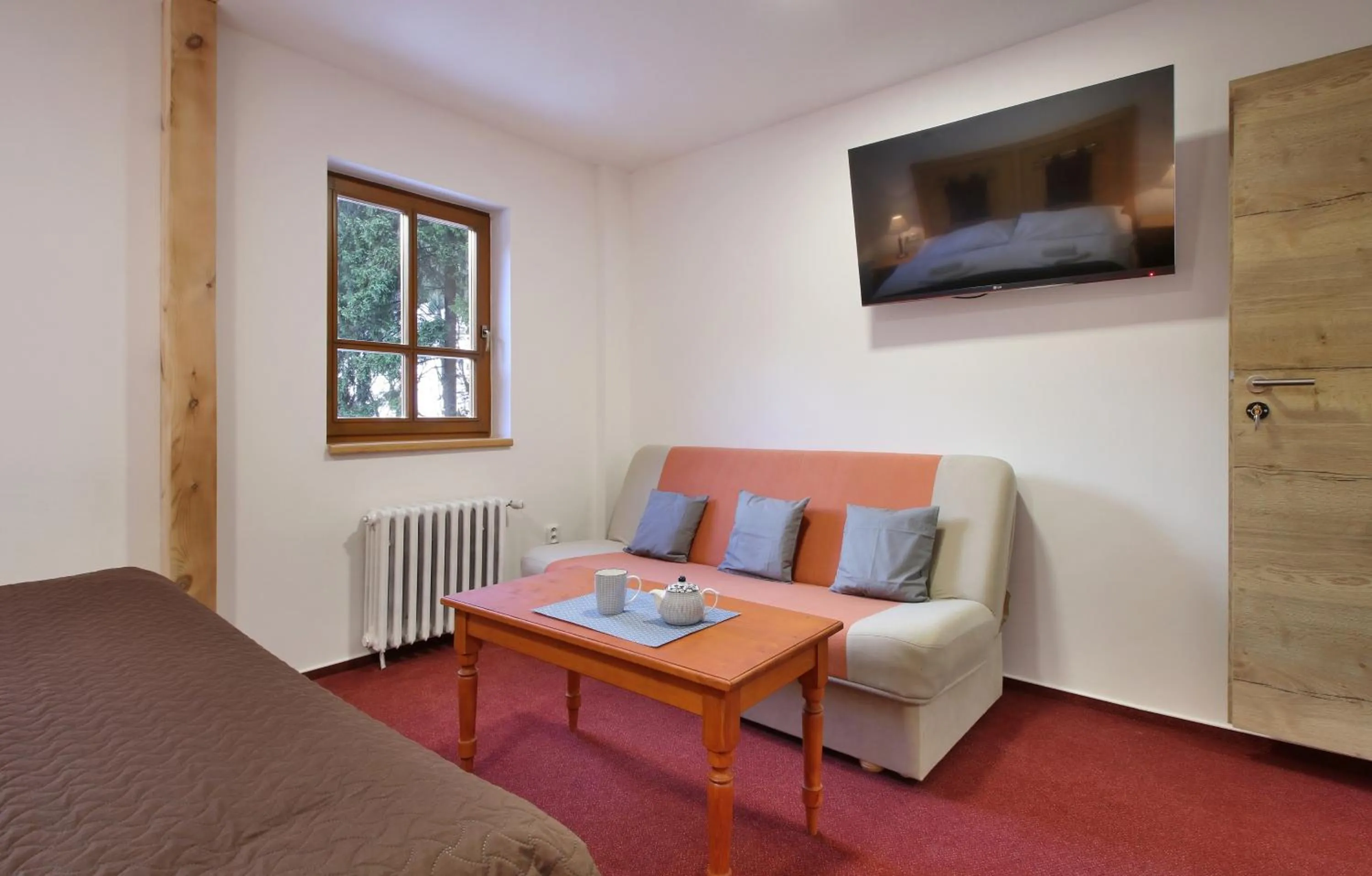 Seating area in Hotel Hvezda