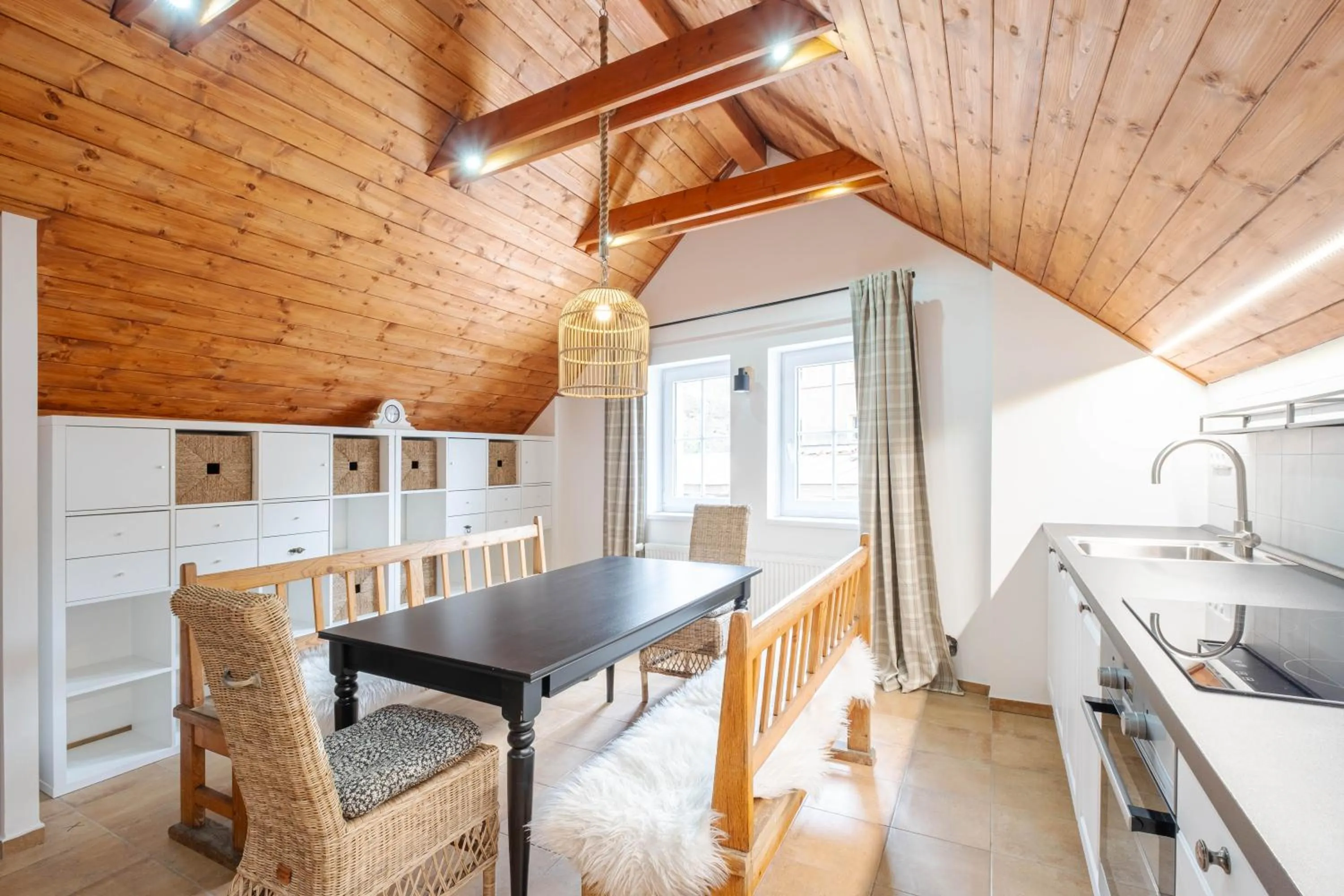 kitchen in Hotel Hvezda