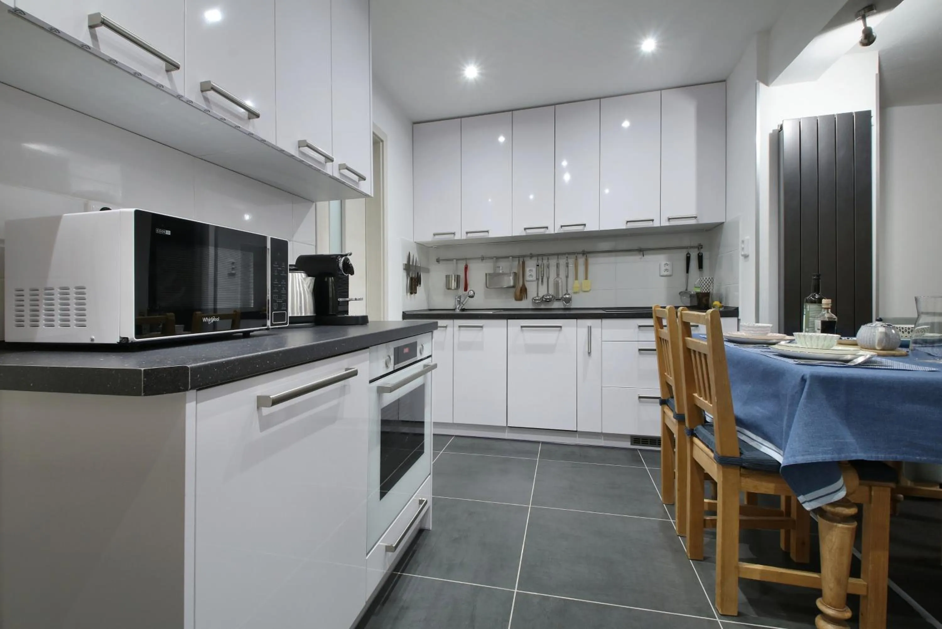 Kitchen or kitchenette in Hotel Hvezda