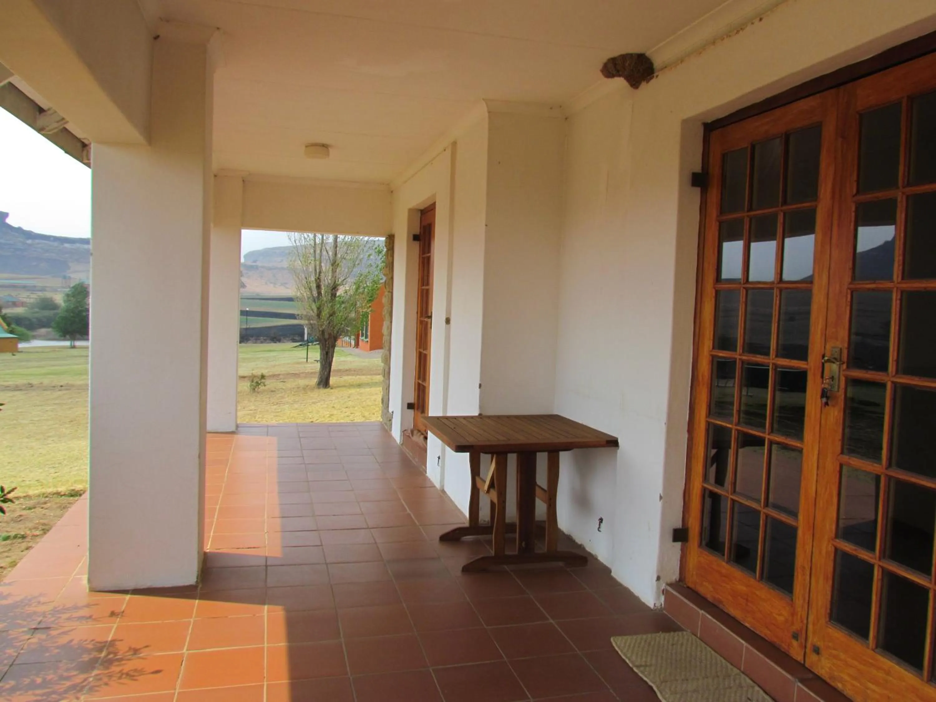 Patio in Pumula Guest Farm