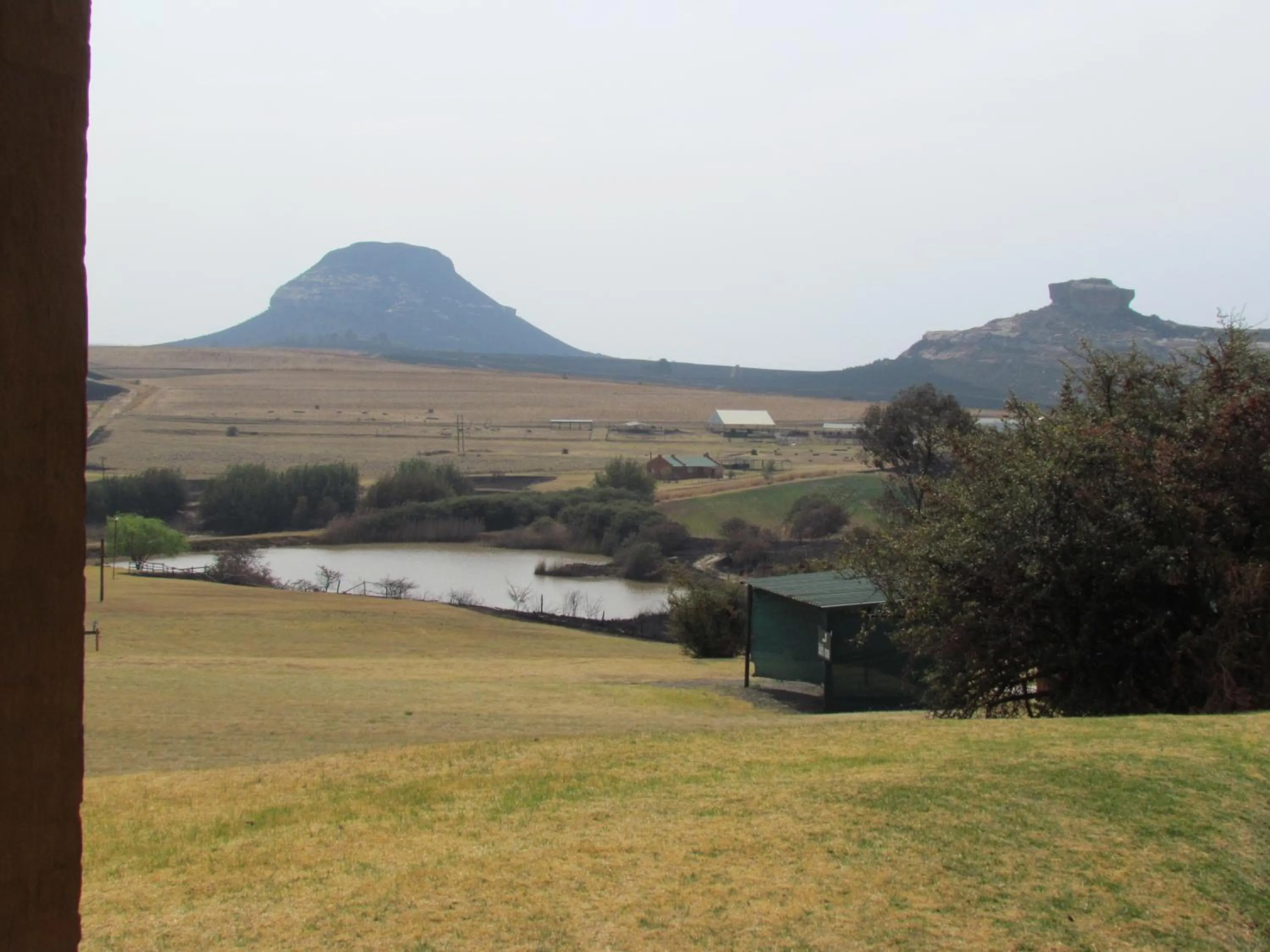 Garden view in Pumula Guest Farm