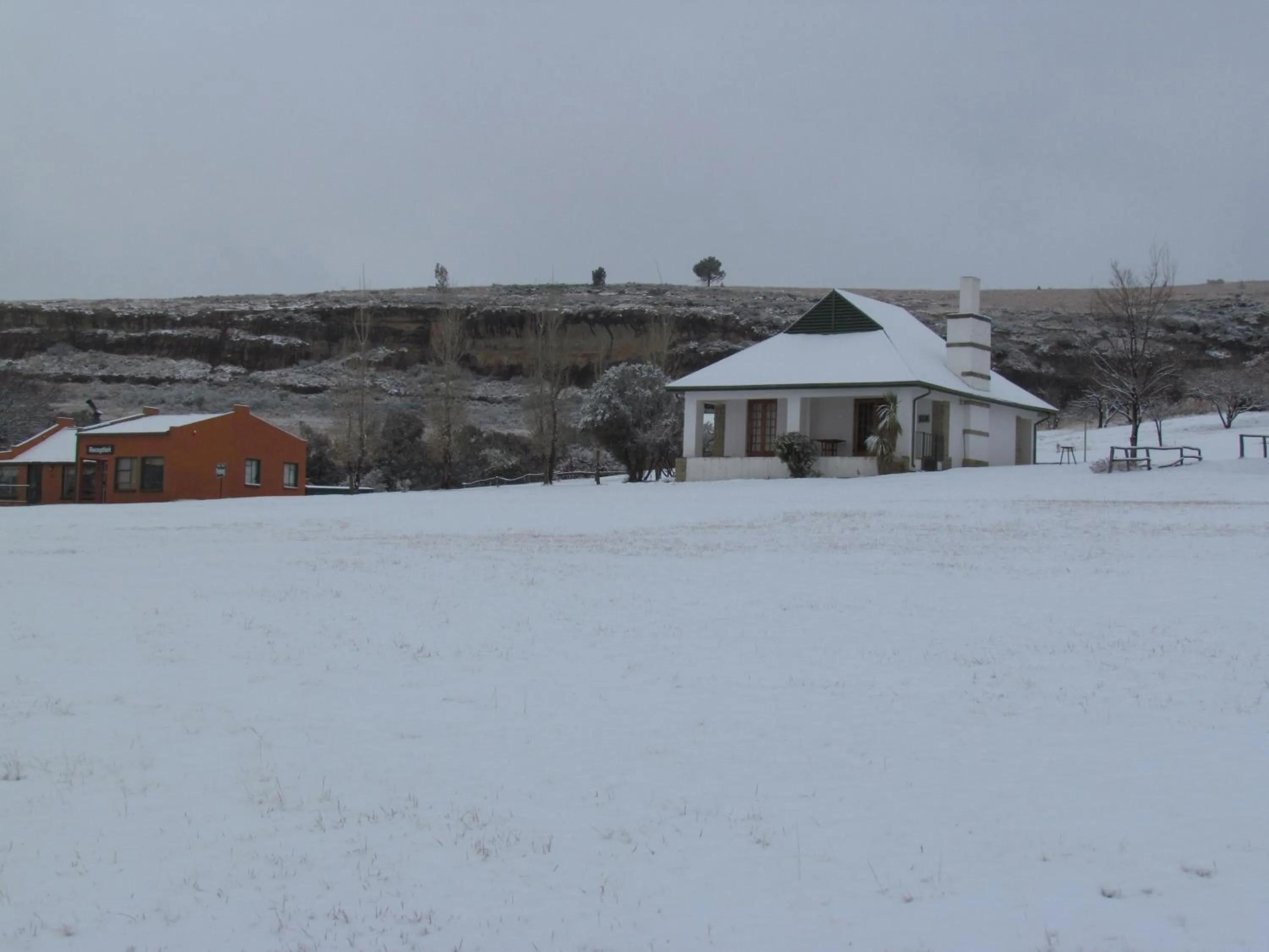 Facade/entrance in Pumula Guest Farm