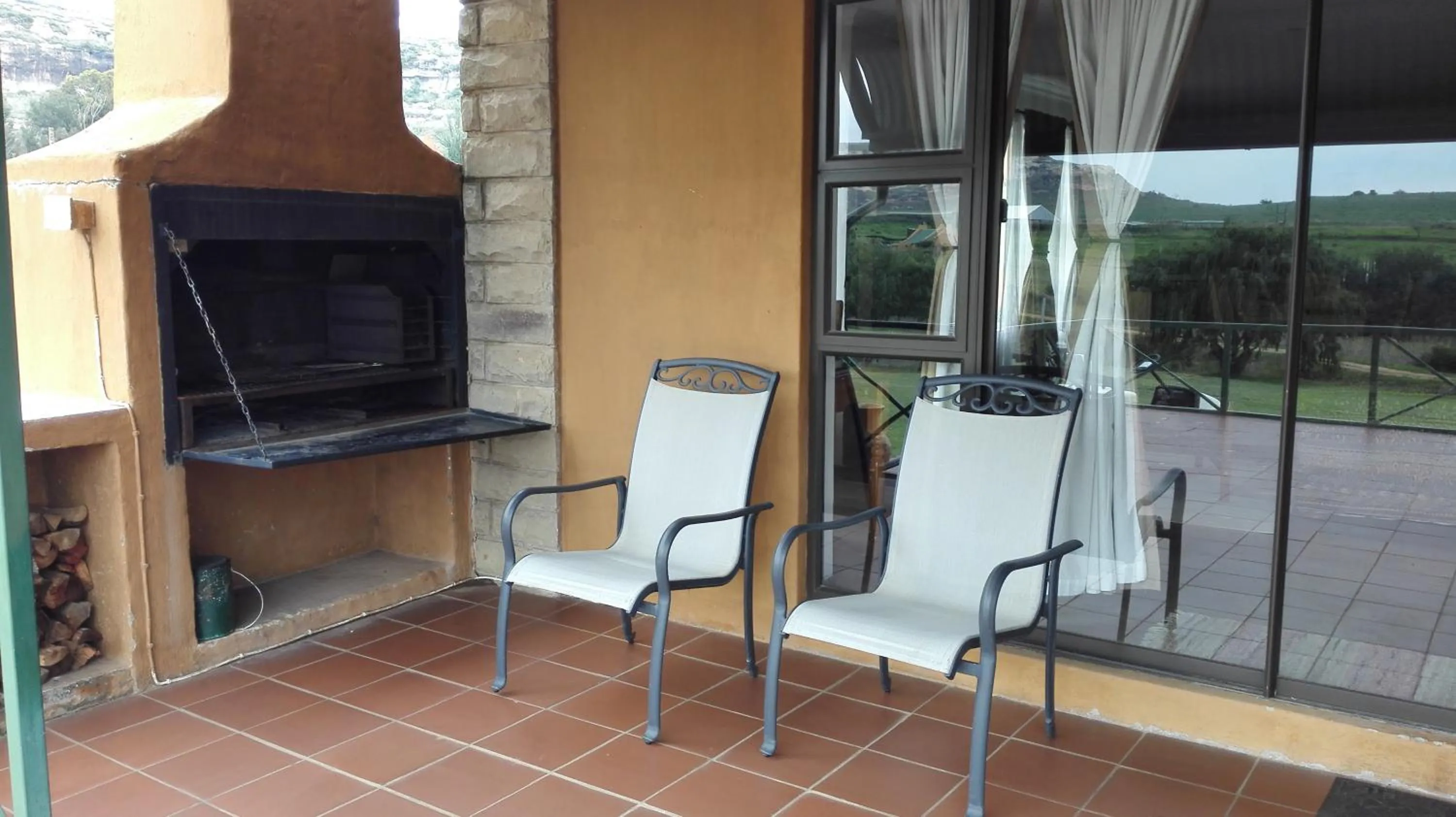 Patio in Pumula Guest Farm