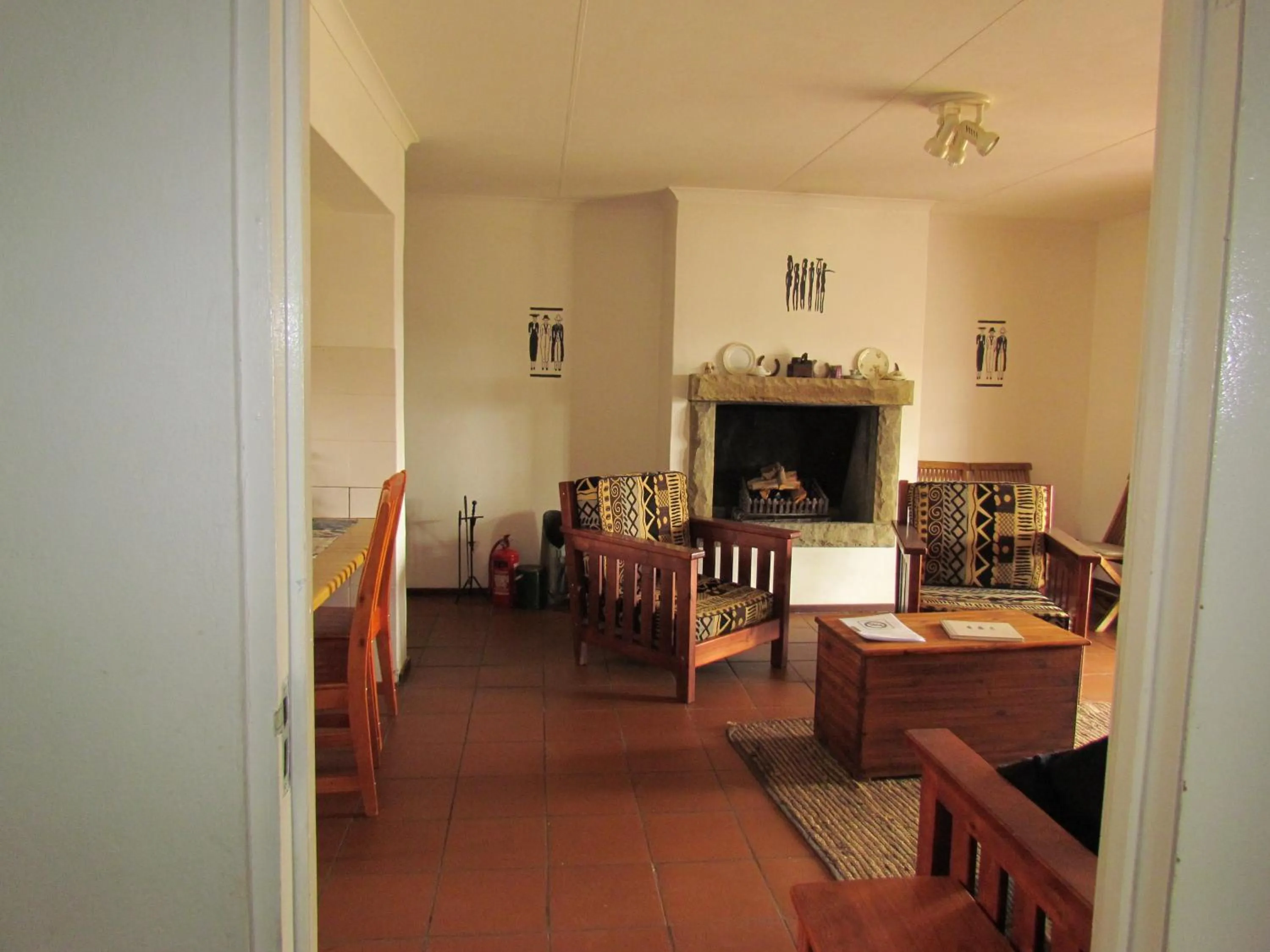 Seating area in Pumula Guest Farm