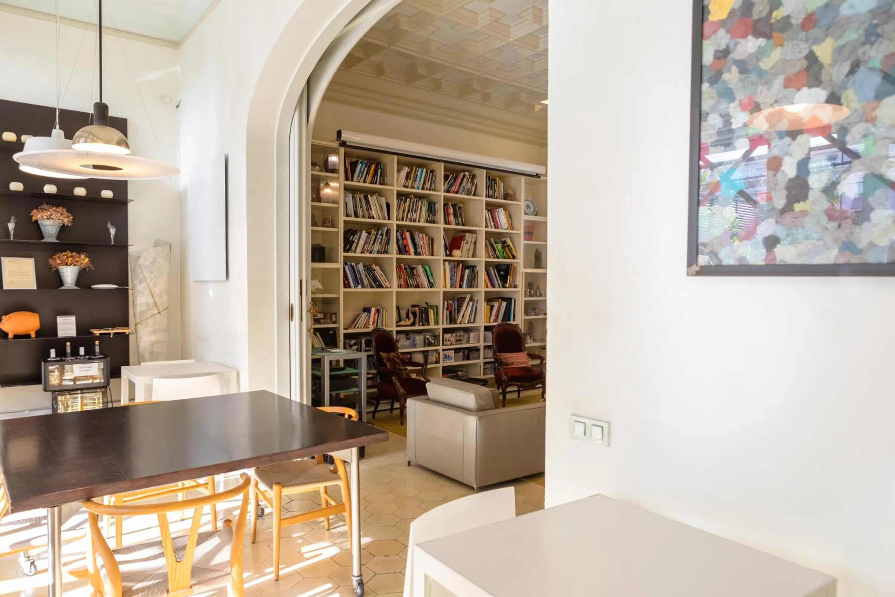 Library in B&B Boutique Ca La Maria