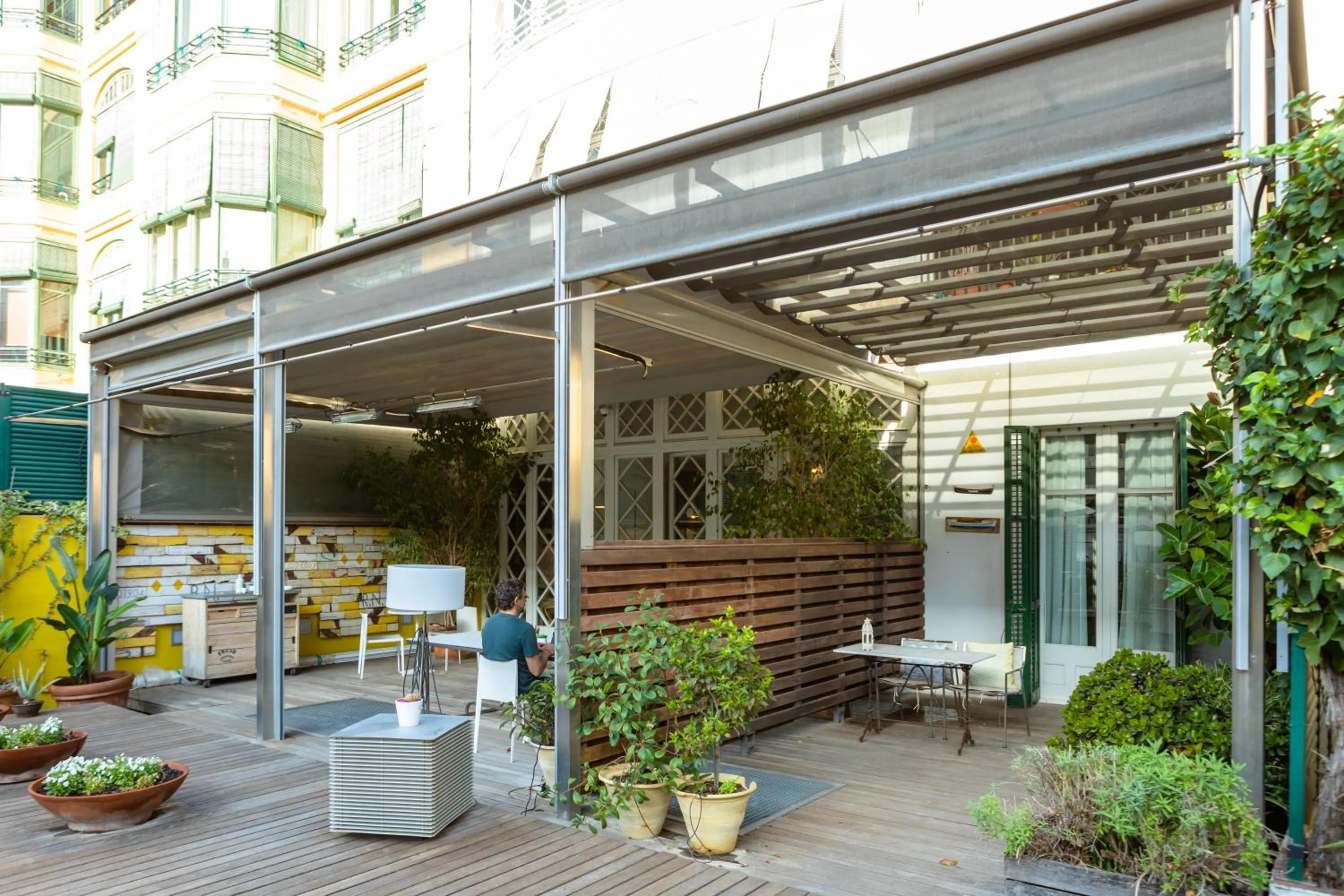 Patio in B&B Boutique Ca La Maria