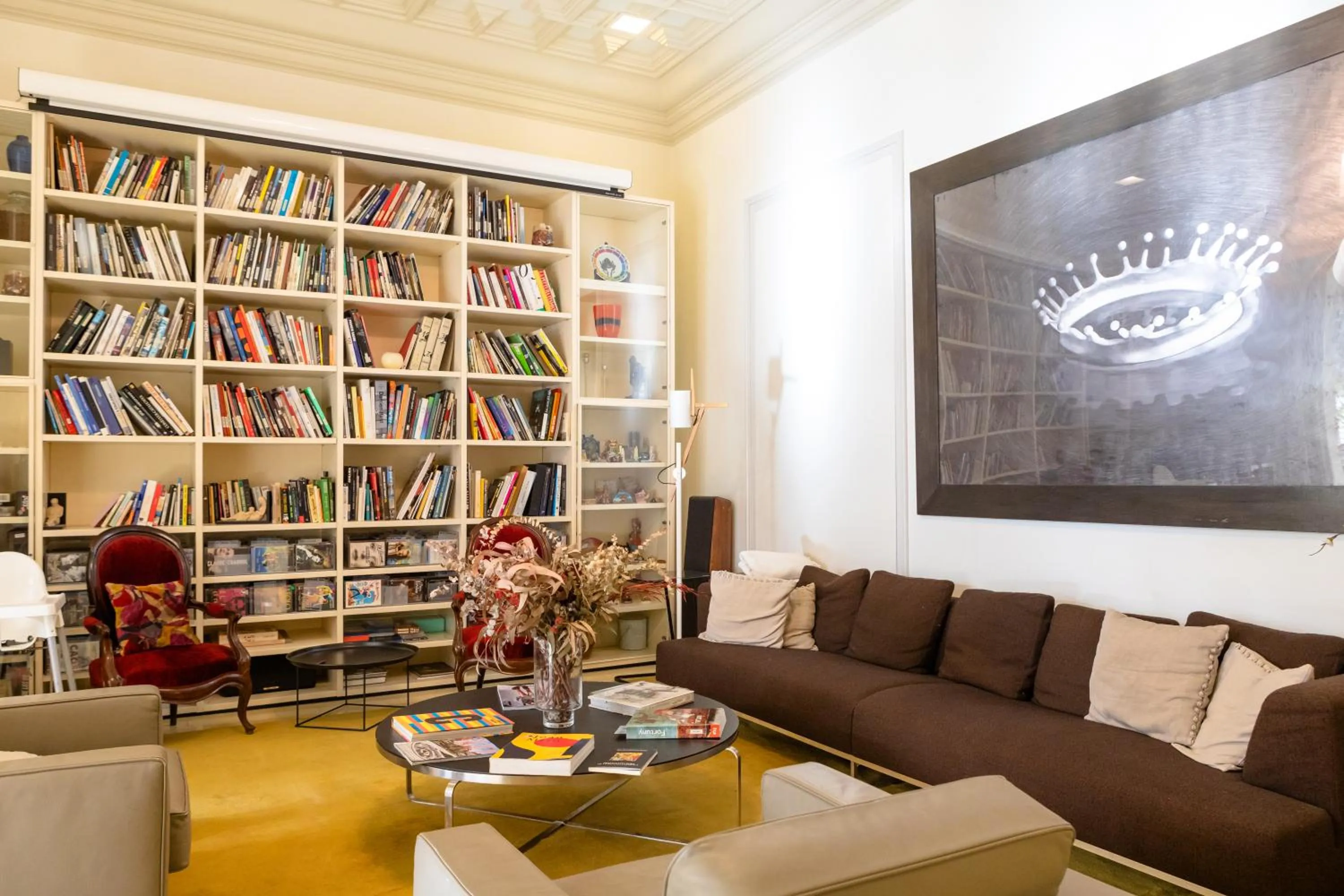 Library in B&B Boutique Ca La Maria