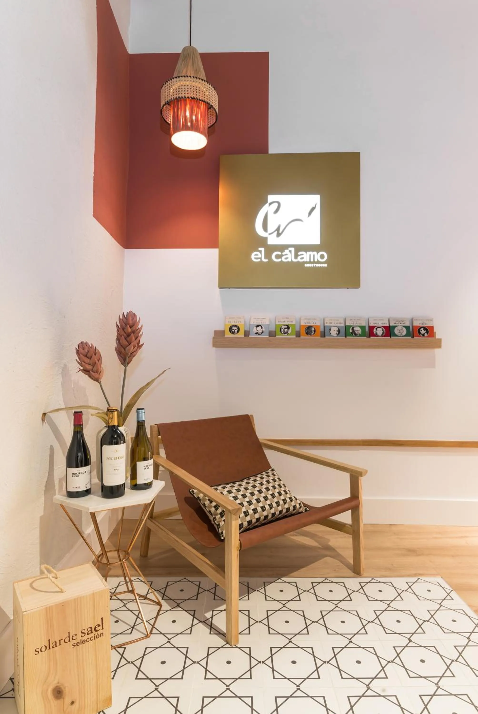 Lobby or reception in Cálamo Guesthouse