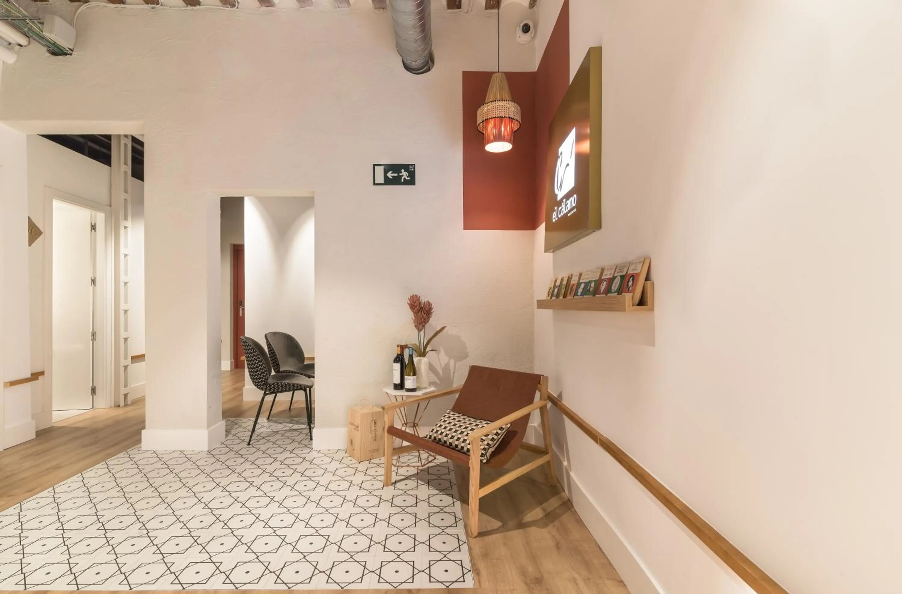 Lobby or reception in Cálamo Guesthouse