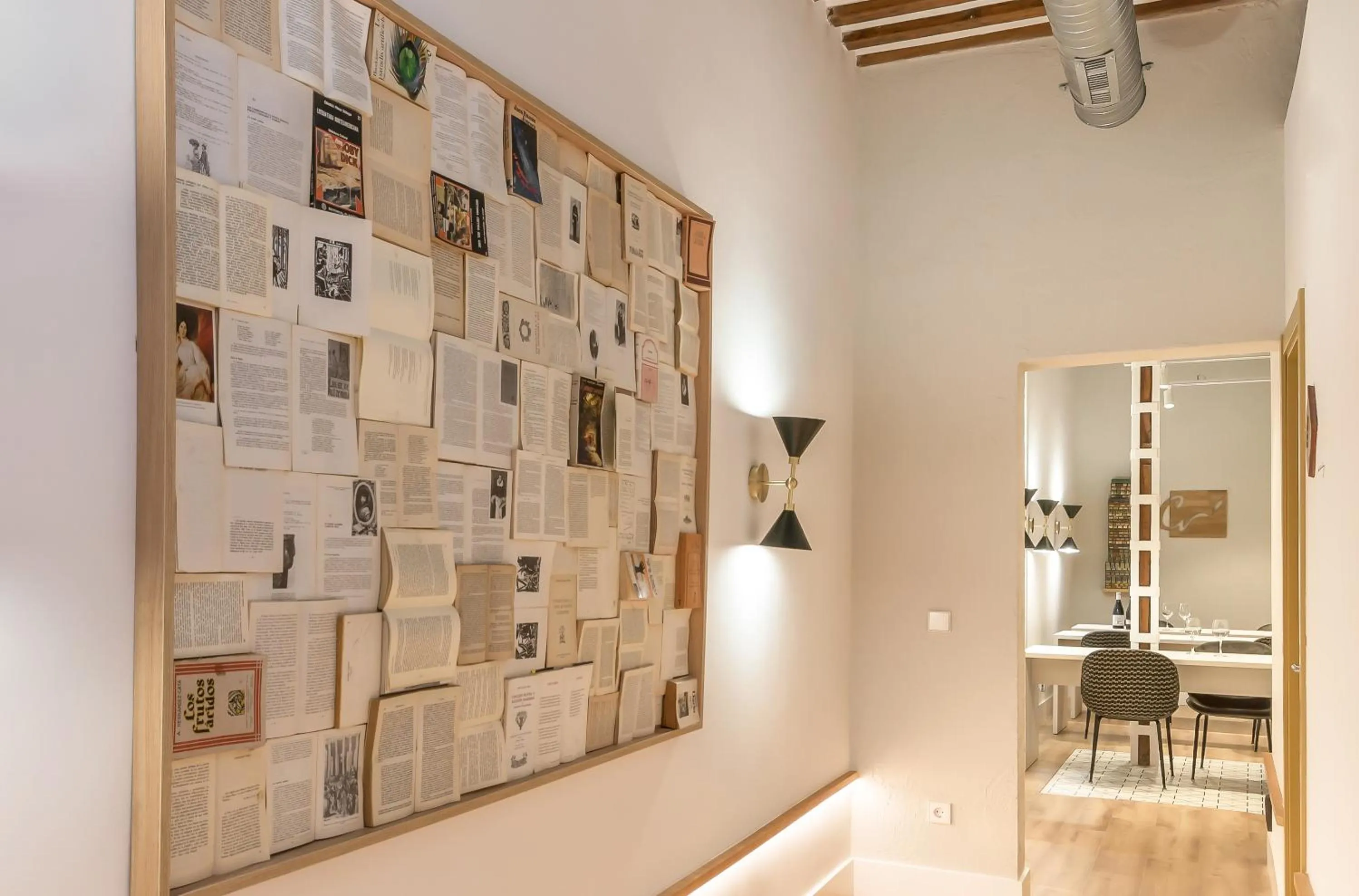 Decorative detail in Cálamo Guesthouse