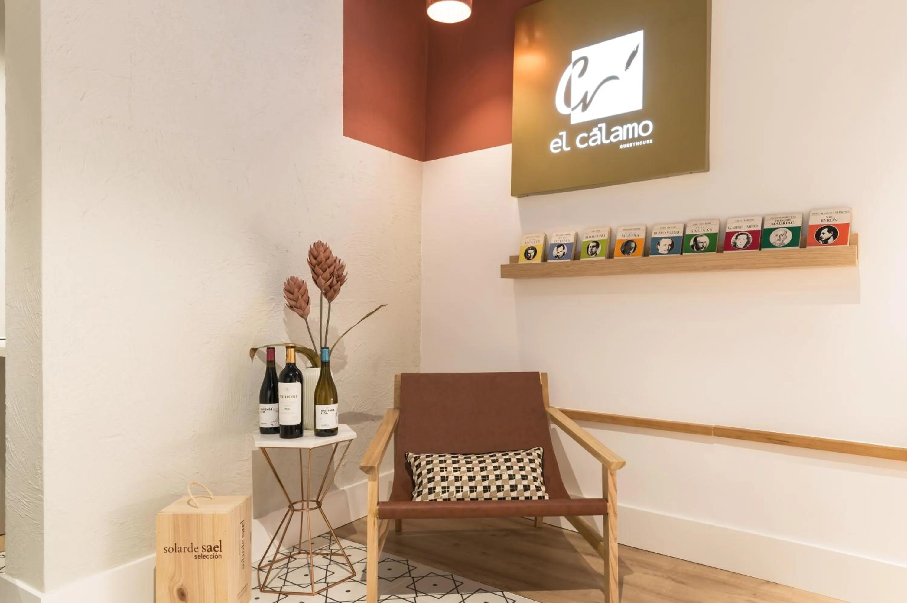 Lobby or reception in Cálamo Guesthouse