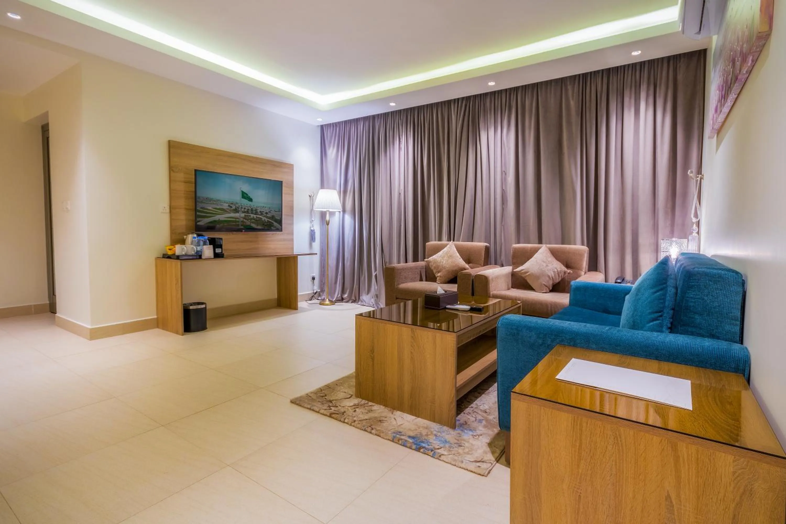 Seating area in The Address Palace Apartments