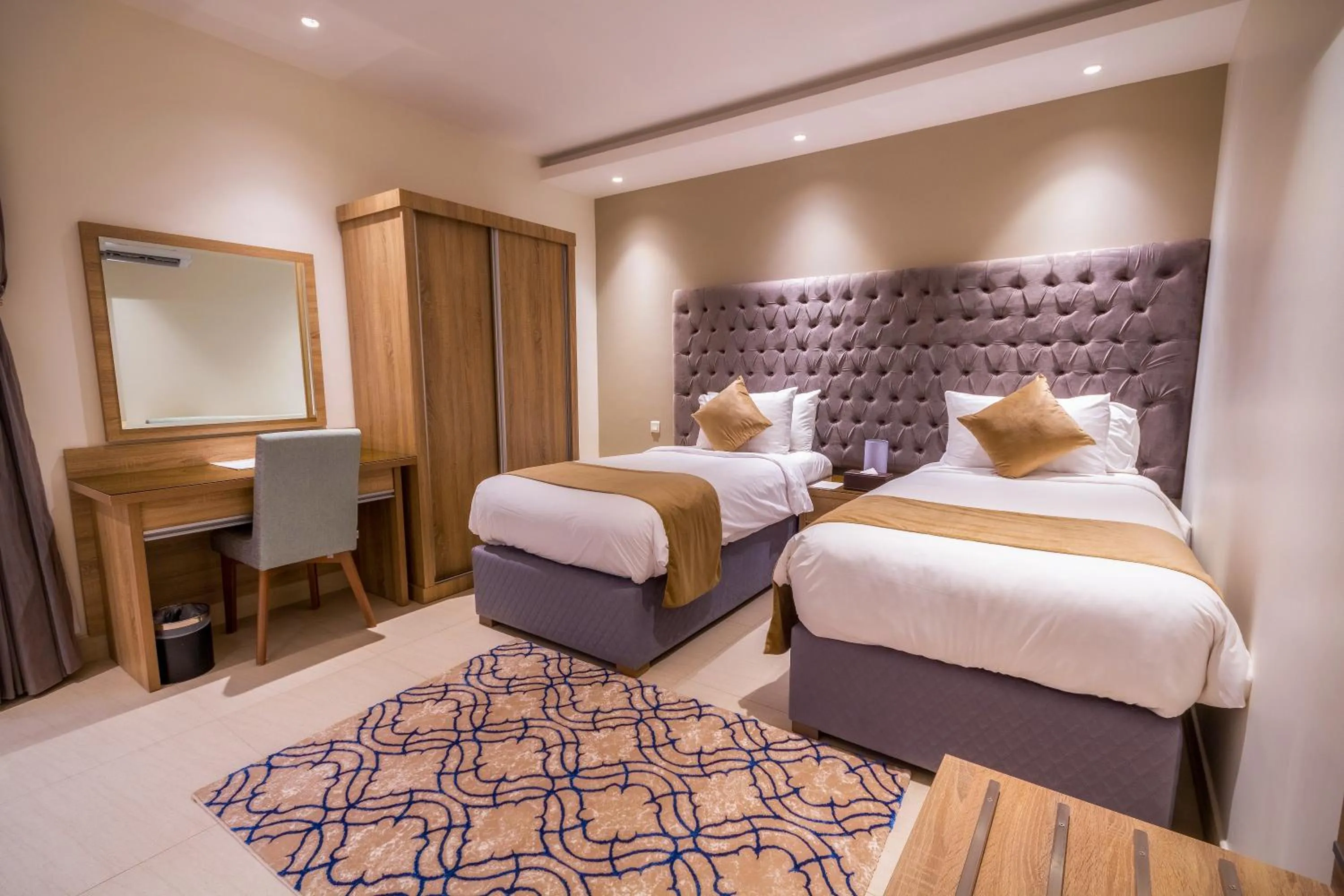 Bedroom, Bed in The Address Palace Apartments