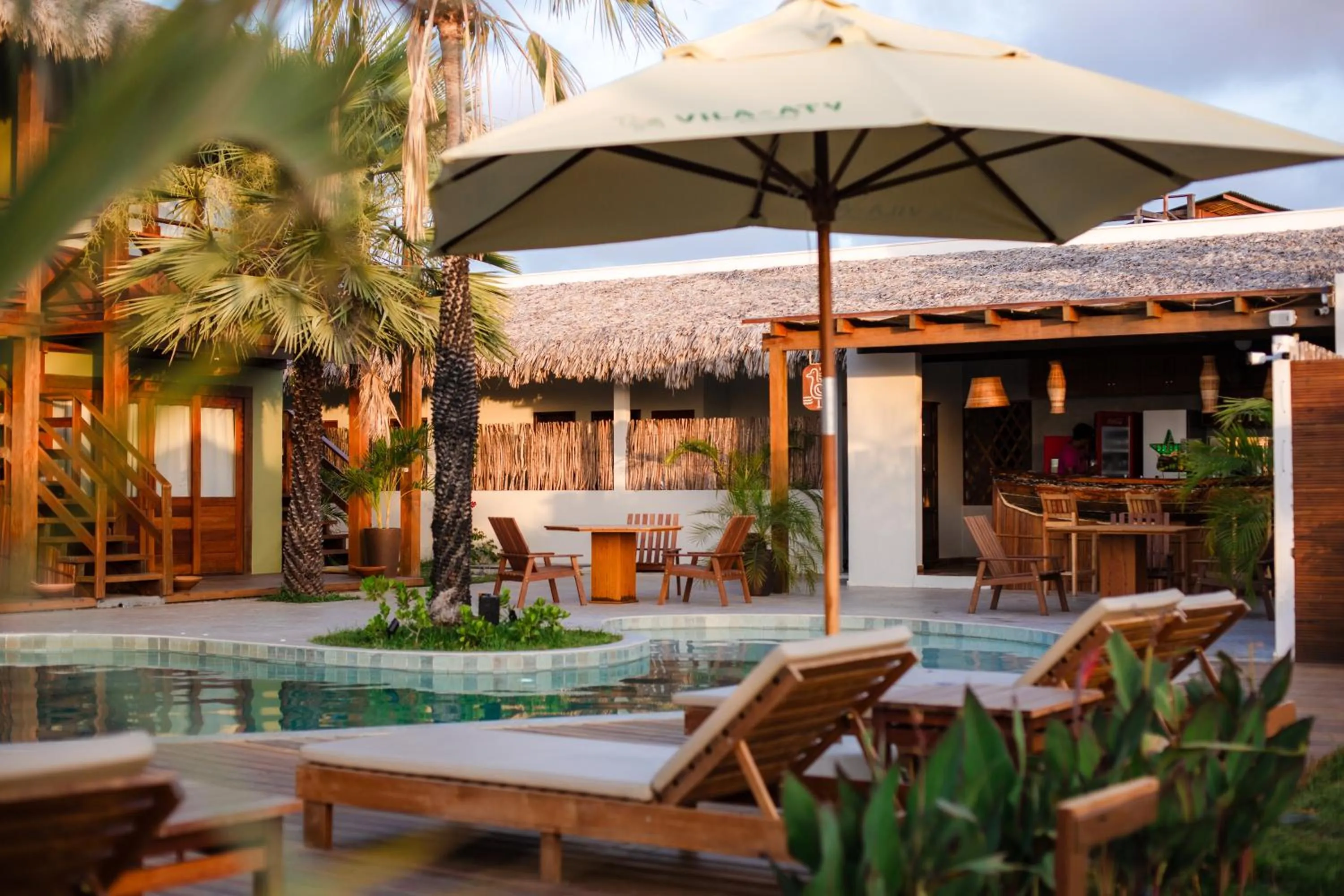 Swimming pool in VILA ATY LODGE