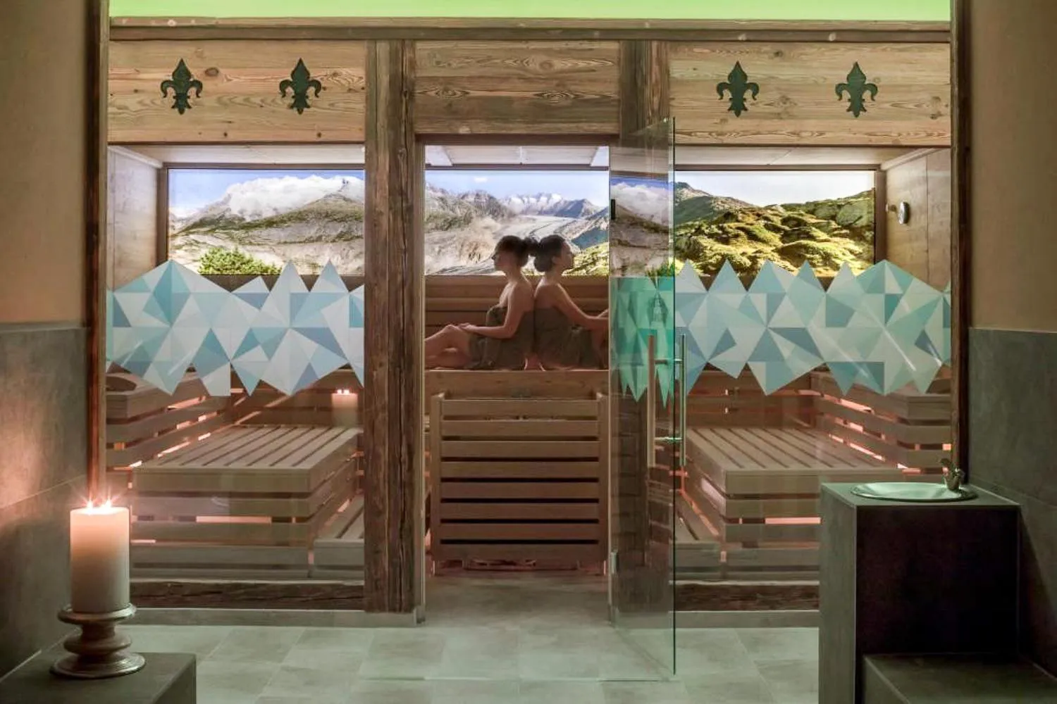 Sauna in Hotel Alex Business & SPA