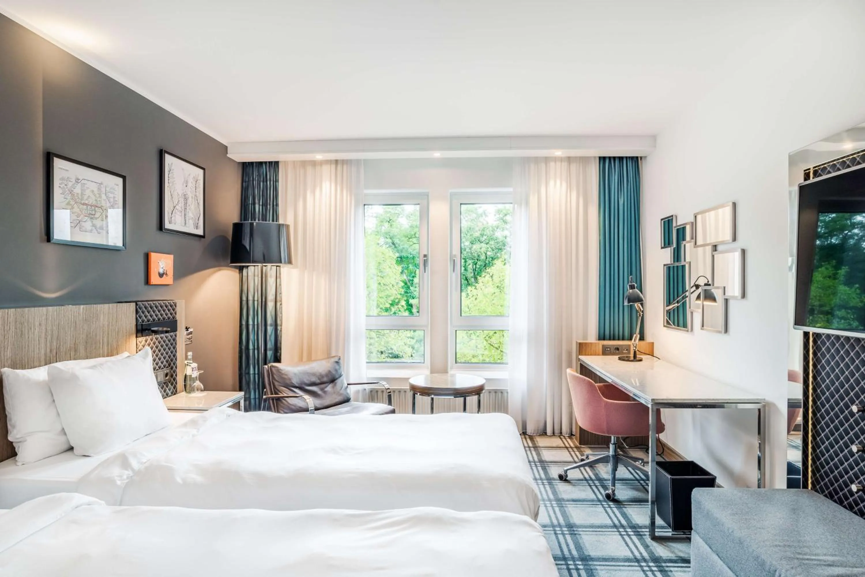 Bedroom, Bed in Radisson Blu Hotel Karlsruhe