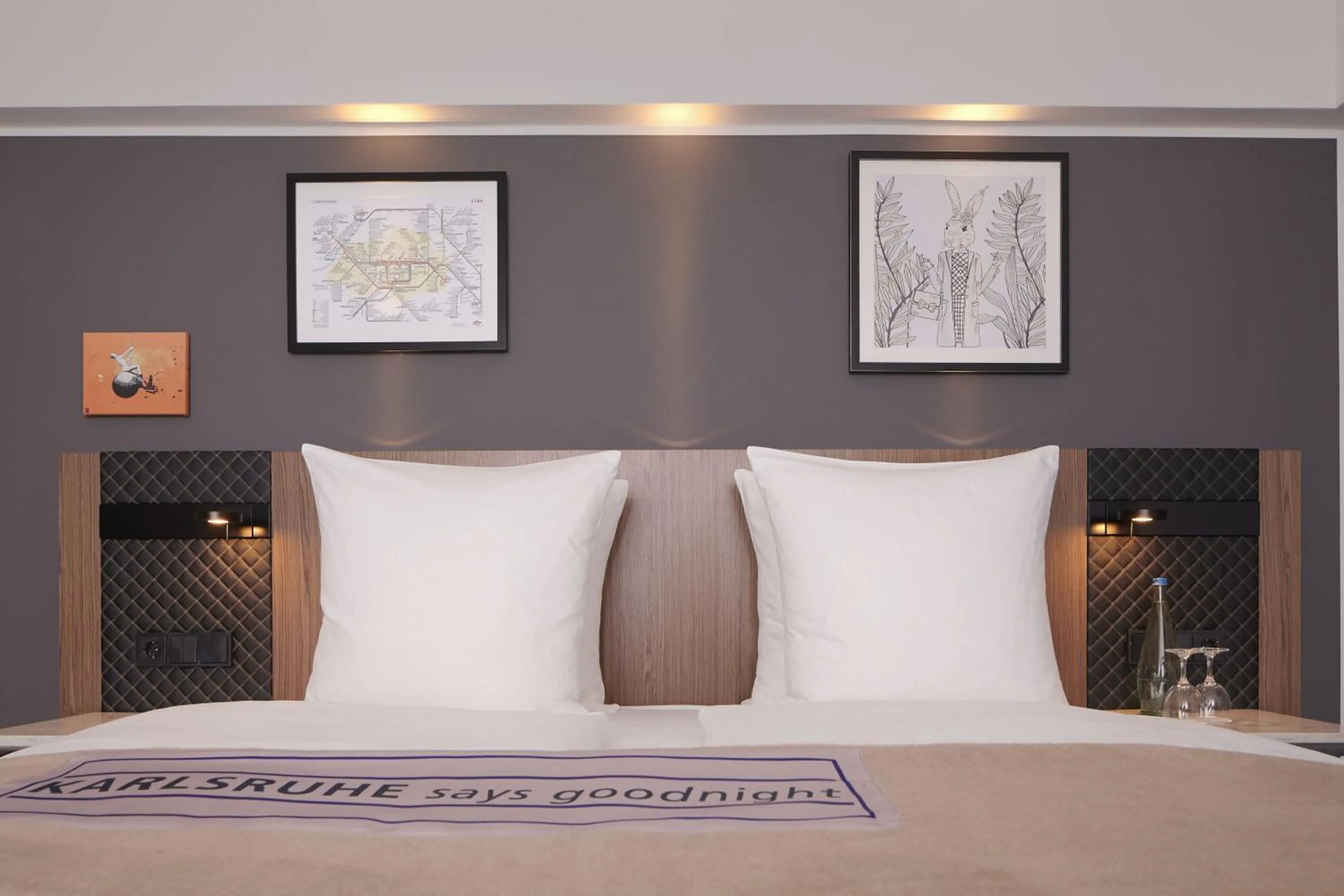 Photo of the whole room, Bed in Radisson Blu Hotel Karlsruhe