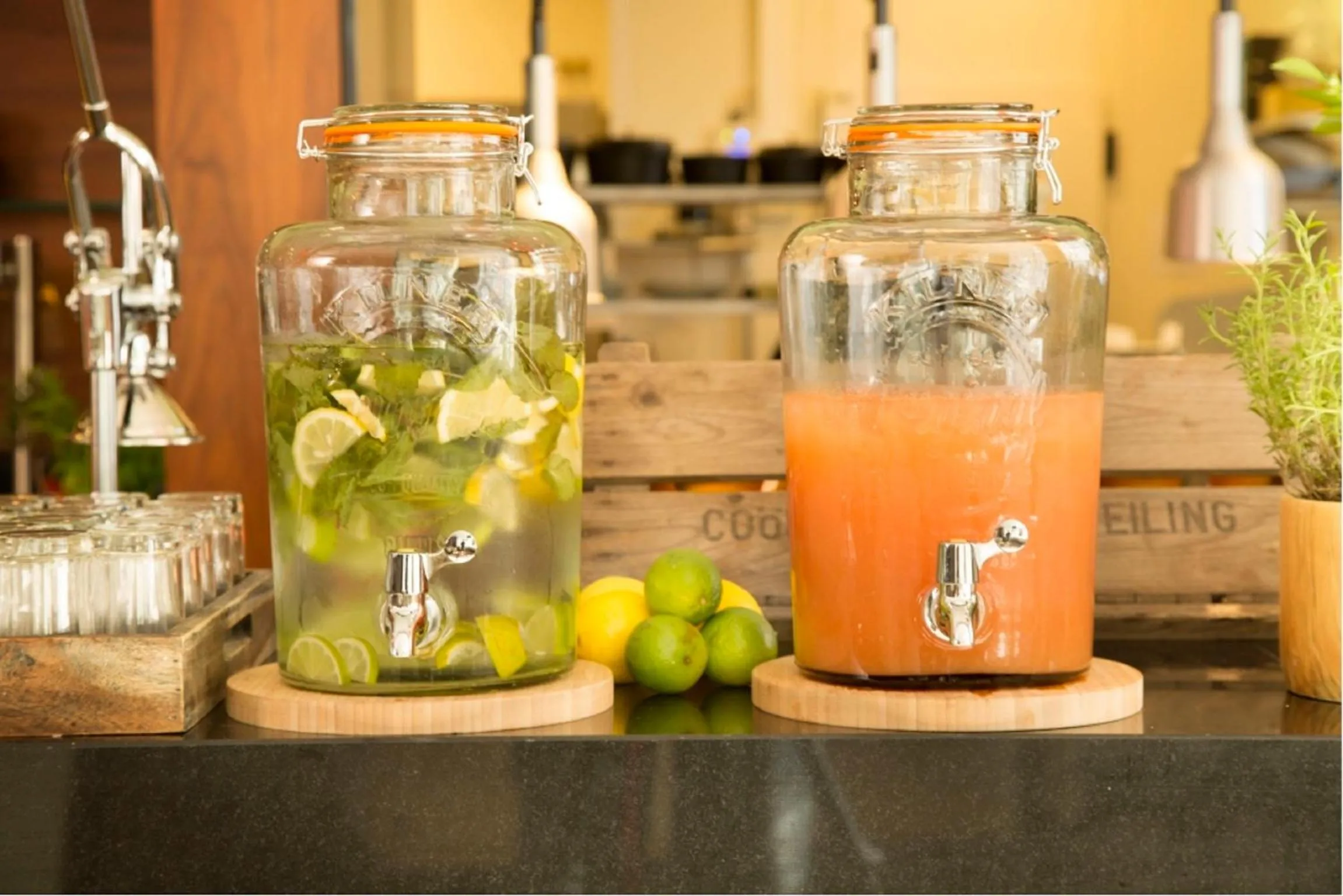 Buffet breakfast in Radisson Blu Hotel Karlsruhe