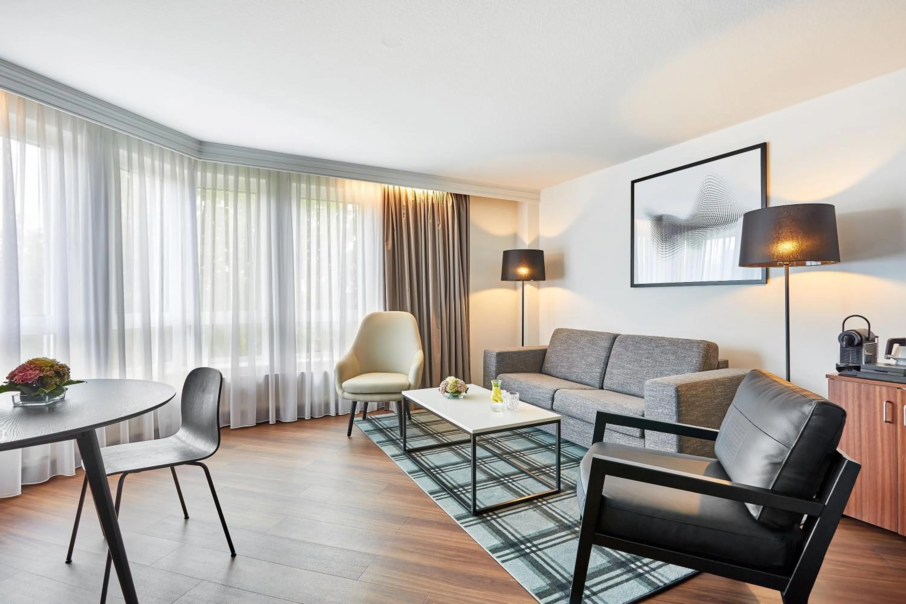 Living room in Radisson Blu Hotel Karlsruhe