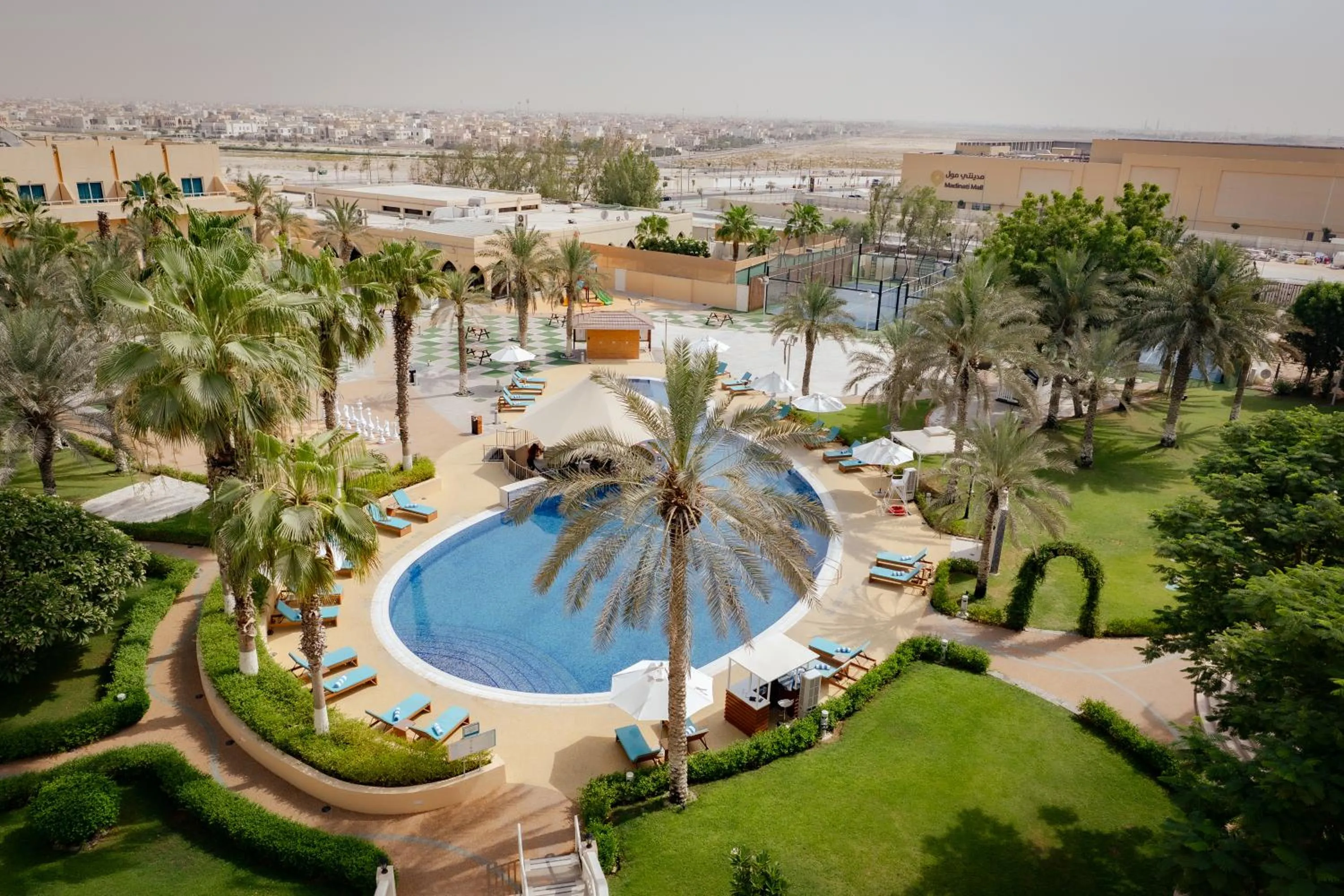 Garden view in Metropolitan Al Mafraq Hotel