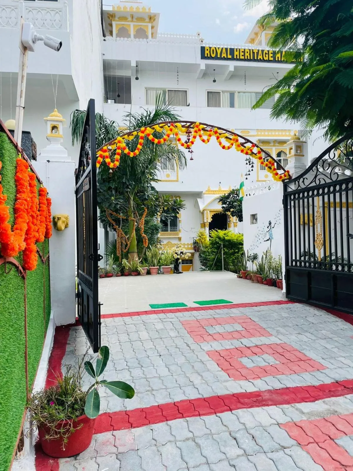Facade/entrance in Royal Heritage Haveli Udaipur