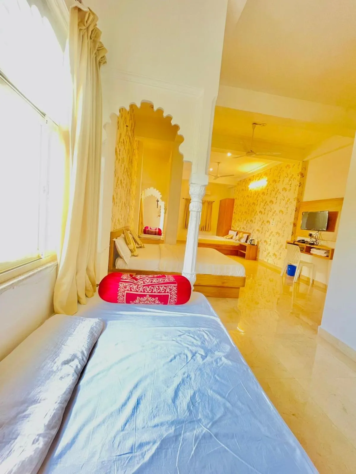Bedroom in Royal Heritage Haveli Udaipur