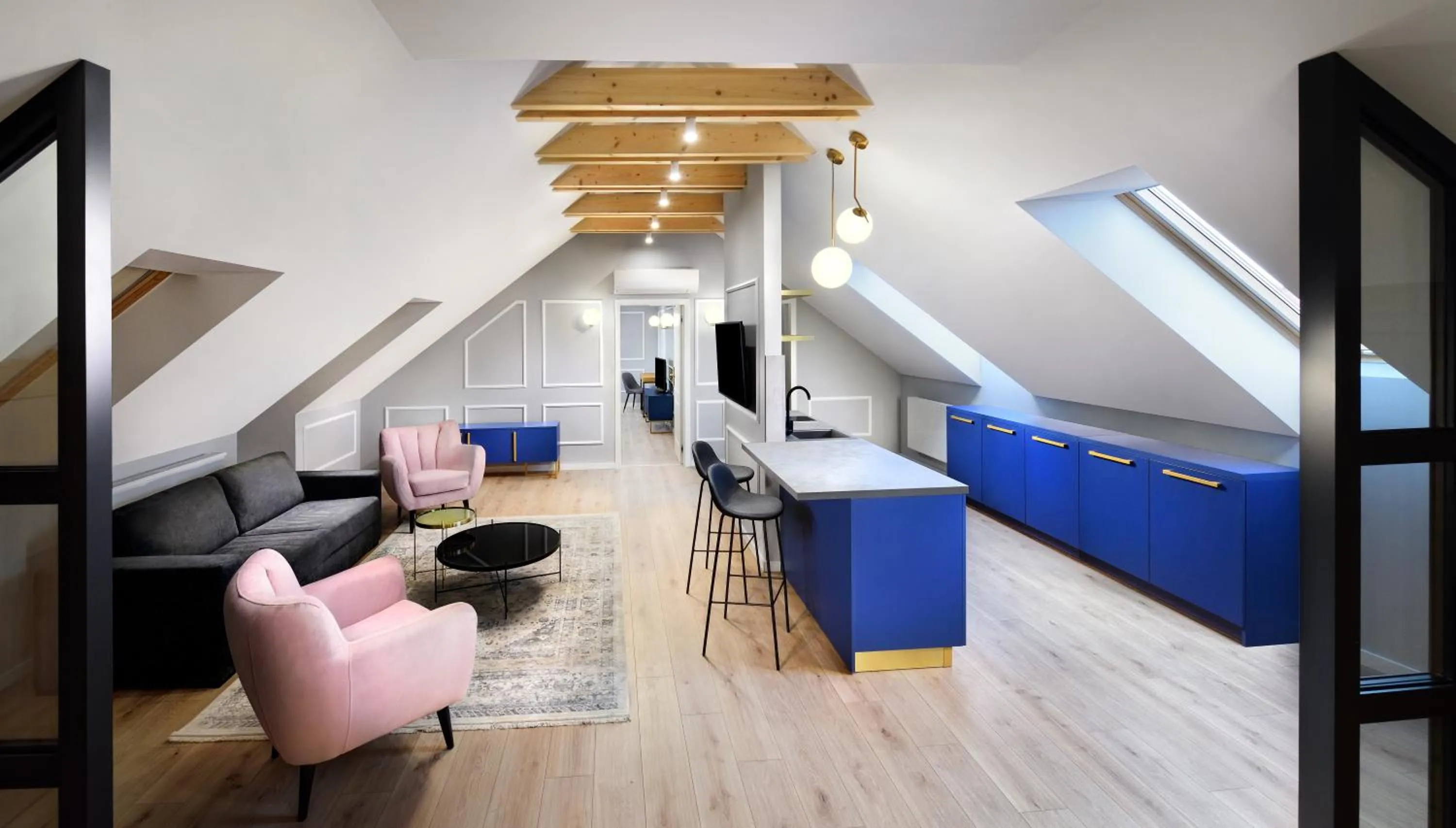 Kitchen or kitchenette in Kalix Boutique Hotel