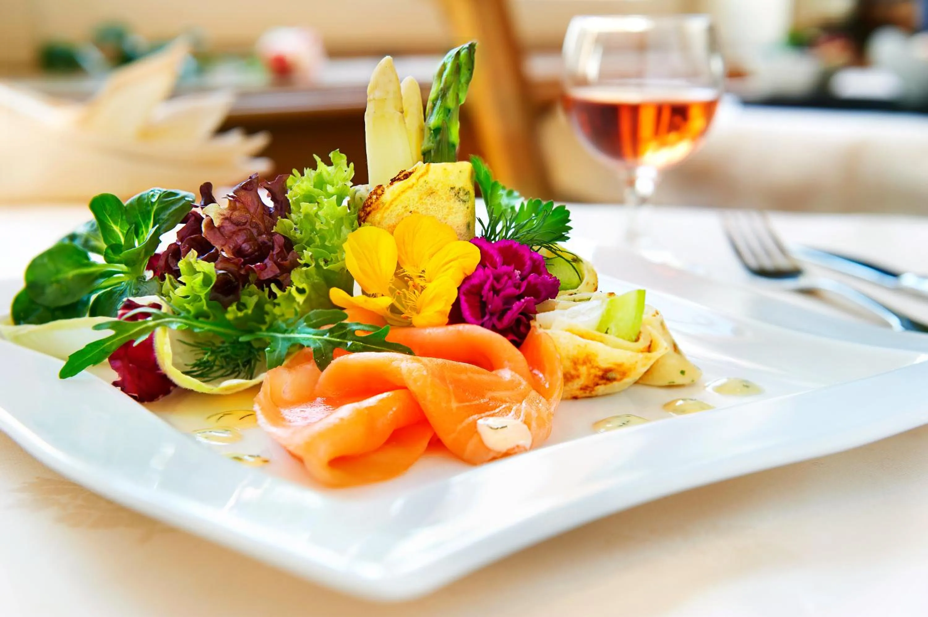 Food close-up in Flair Hotel Adlerbad