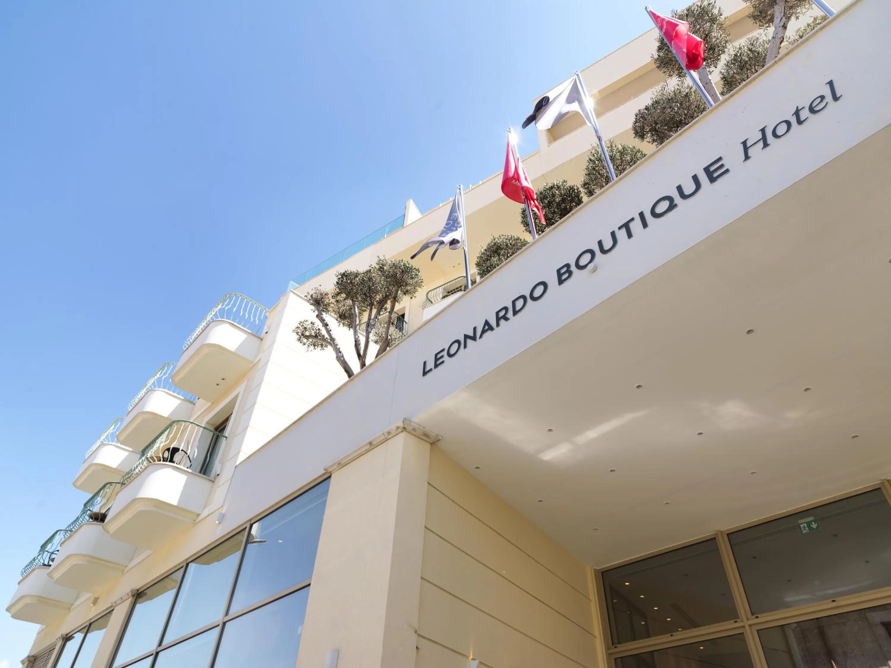 Facade/entrance in Leonardo Boutique Hotel Larnaca