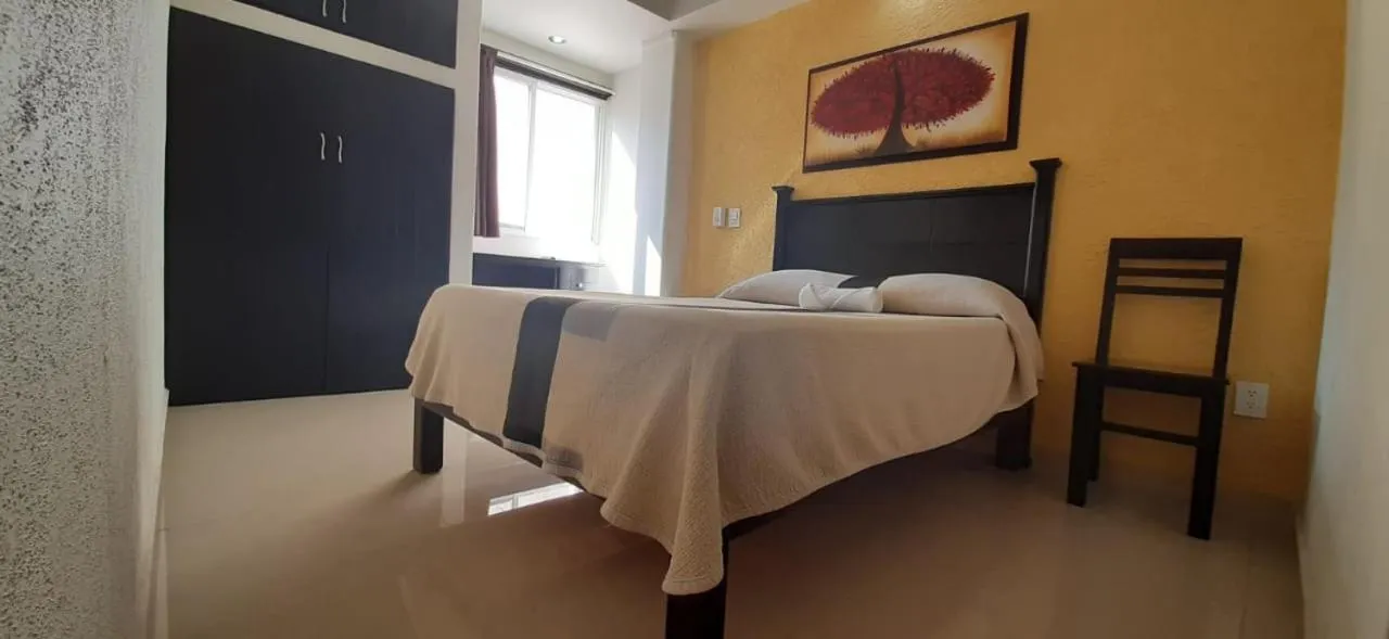 Bed in Hotel San Miguel