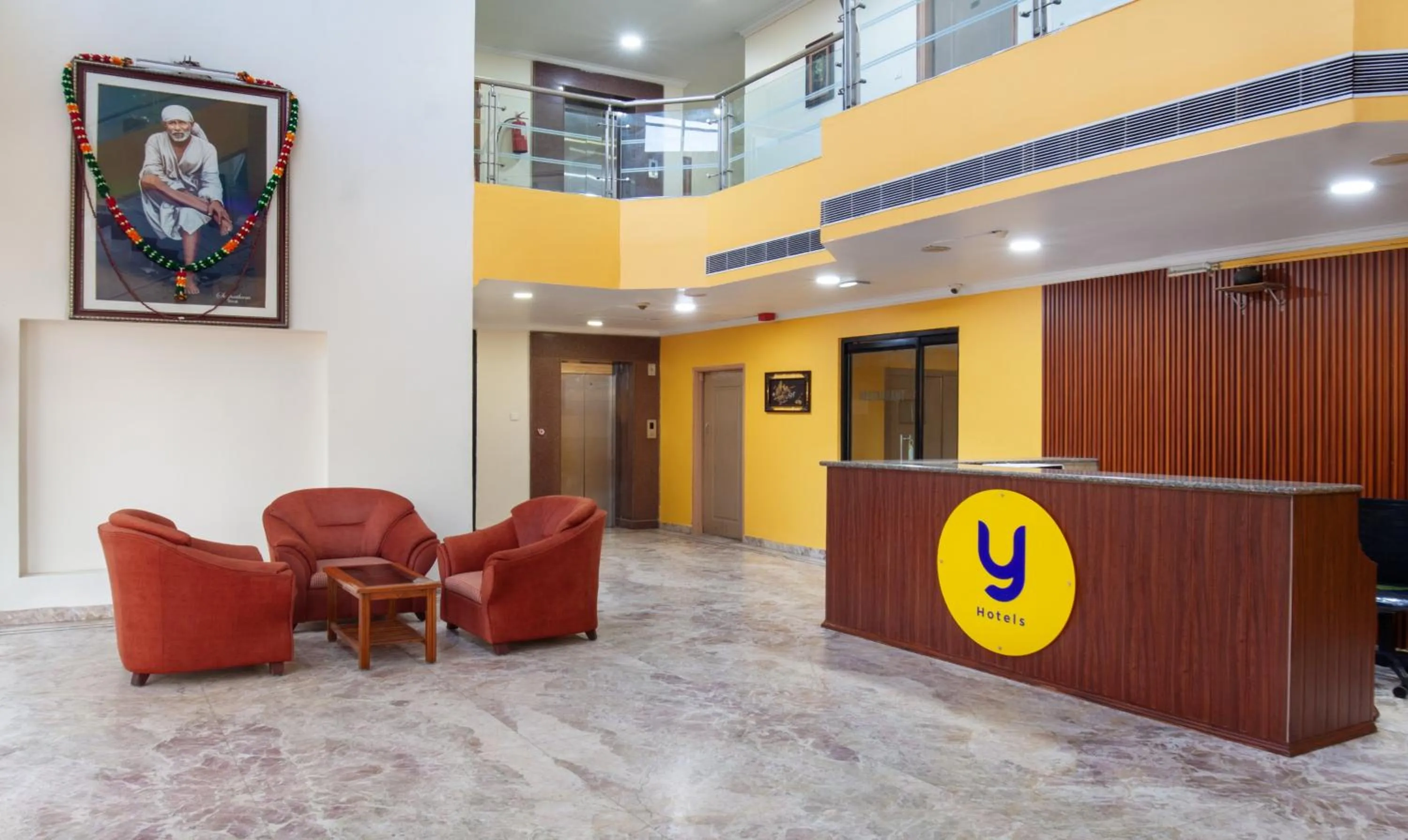 Lobby or reception in Treebo Y Hotels Elite, Khandagiri